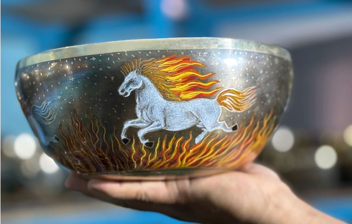 The Fire Horse Singing Bowl Explained