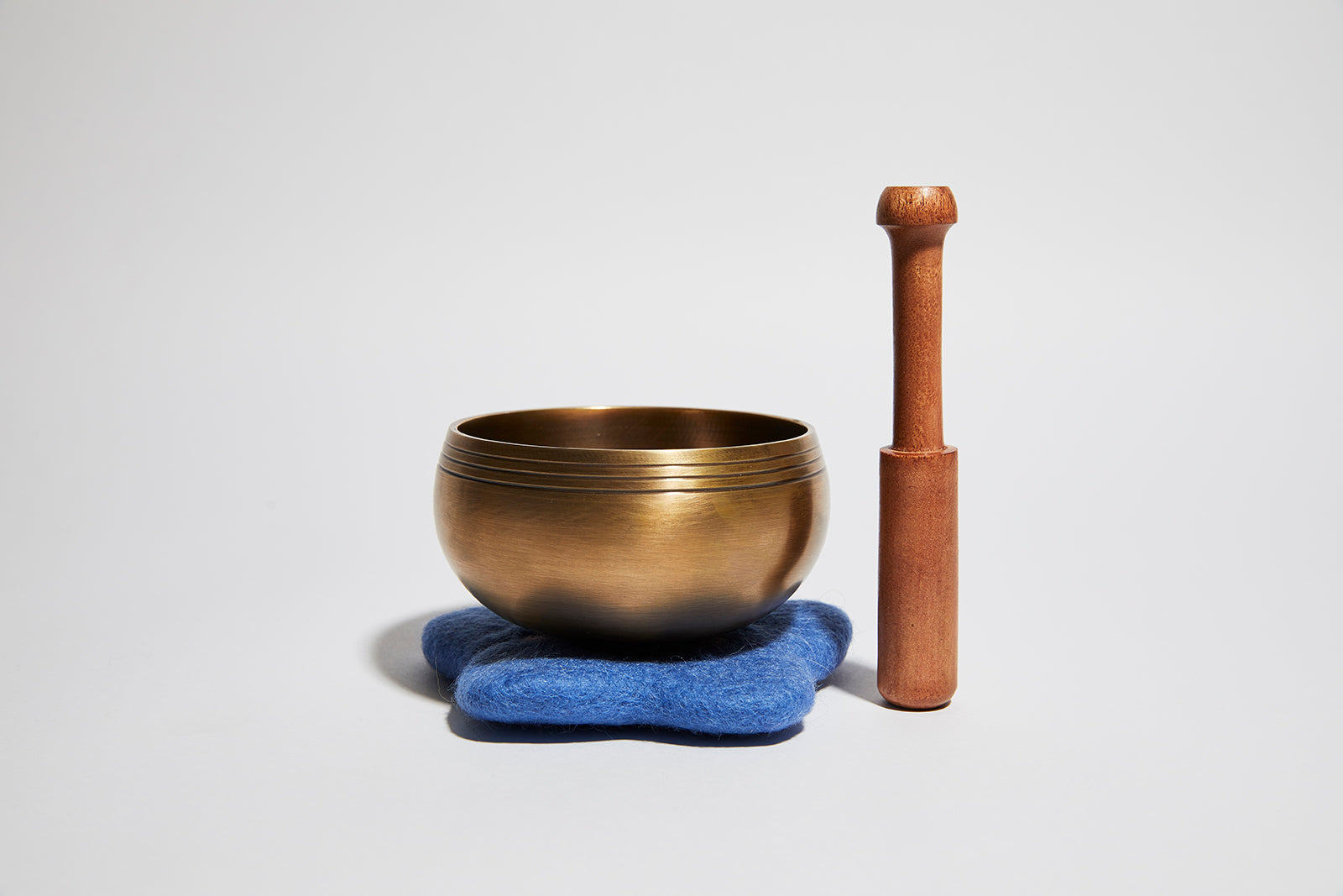 Skye:  3.5 Inch Bronze Singing Bowl Made Just For Kids Mindfulness Special Design Cushion