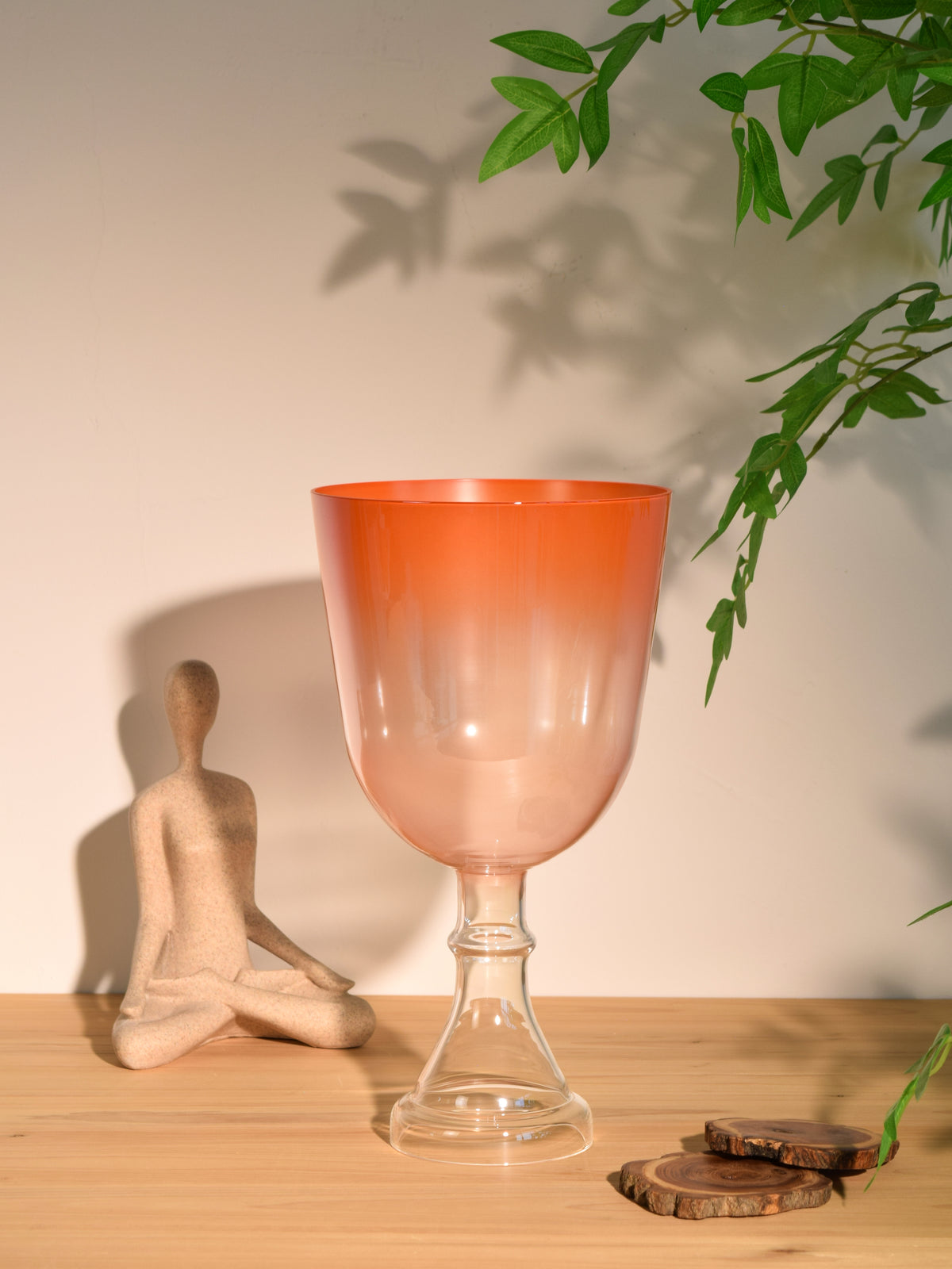 7.25" D4 Crystal Chalice Sacral Practitioners Singing Bowl