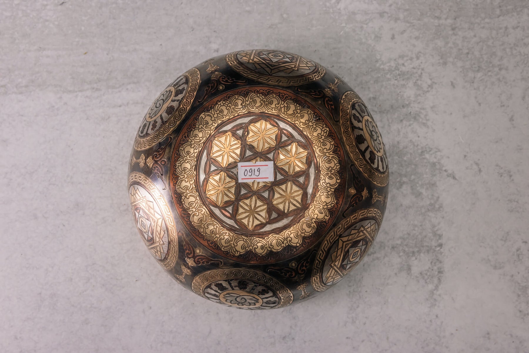 7' C# Tone 4th Octave Bronze 0919