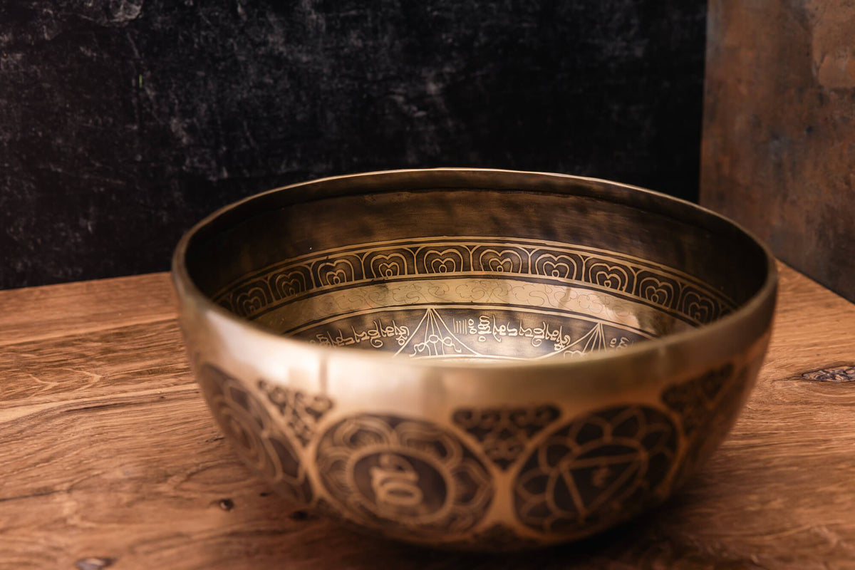 9.5" C Tone 3rd Octave Bronze 0947