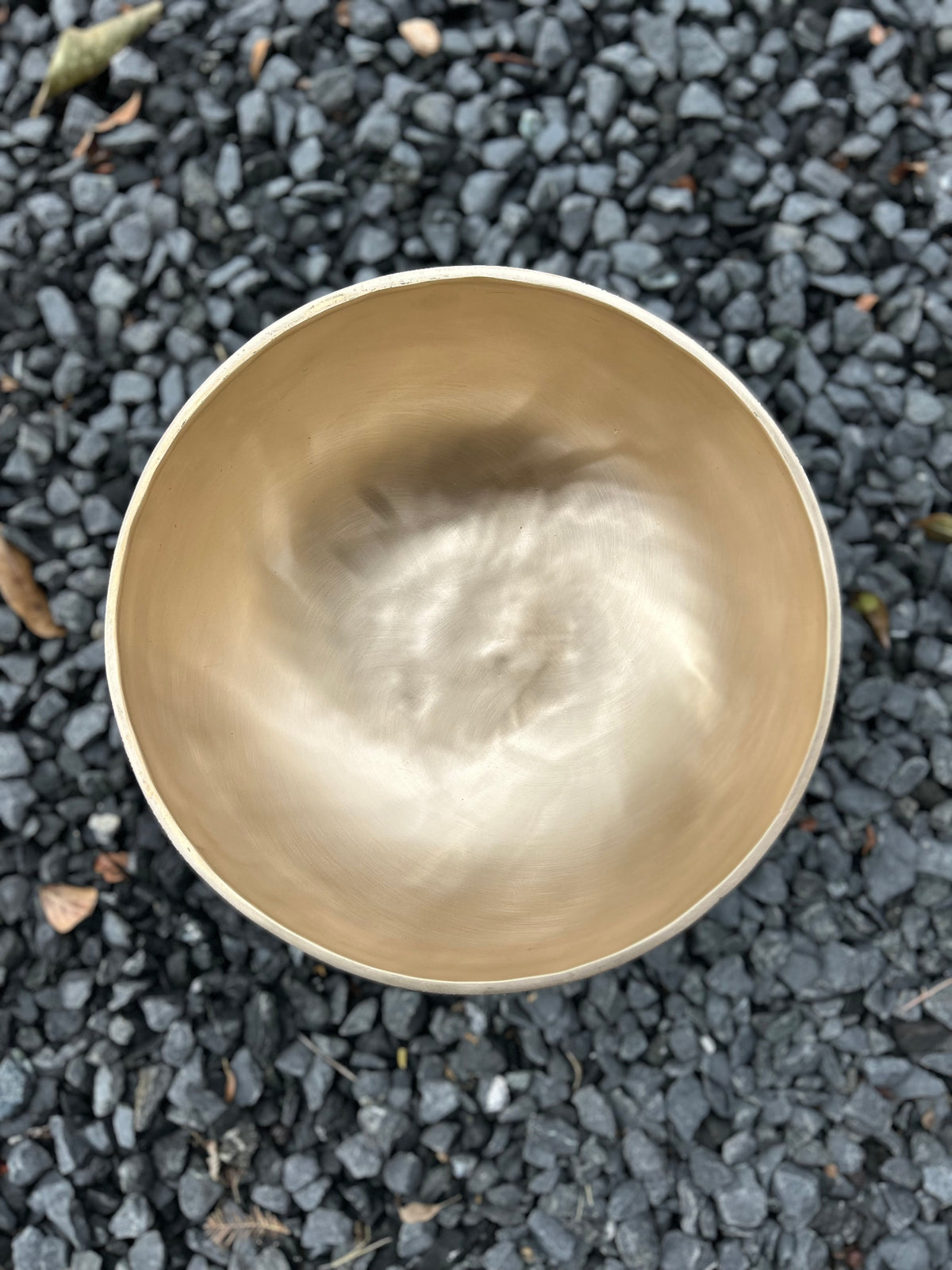 The Golden Leaf Bowl: 10.5 inch | 3rd Octave Subtle Etchings