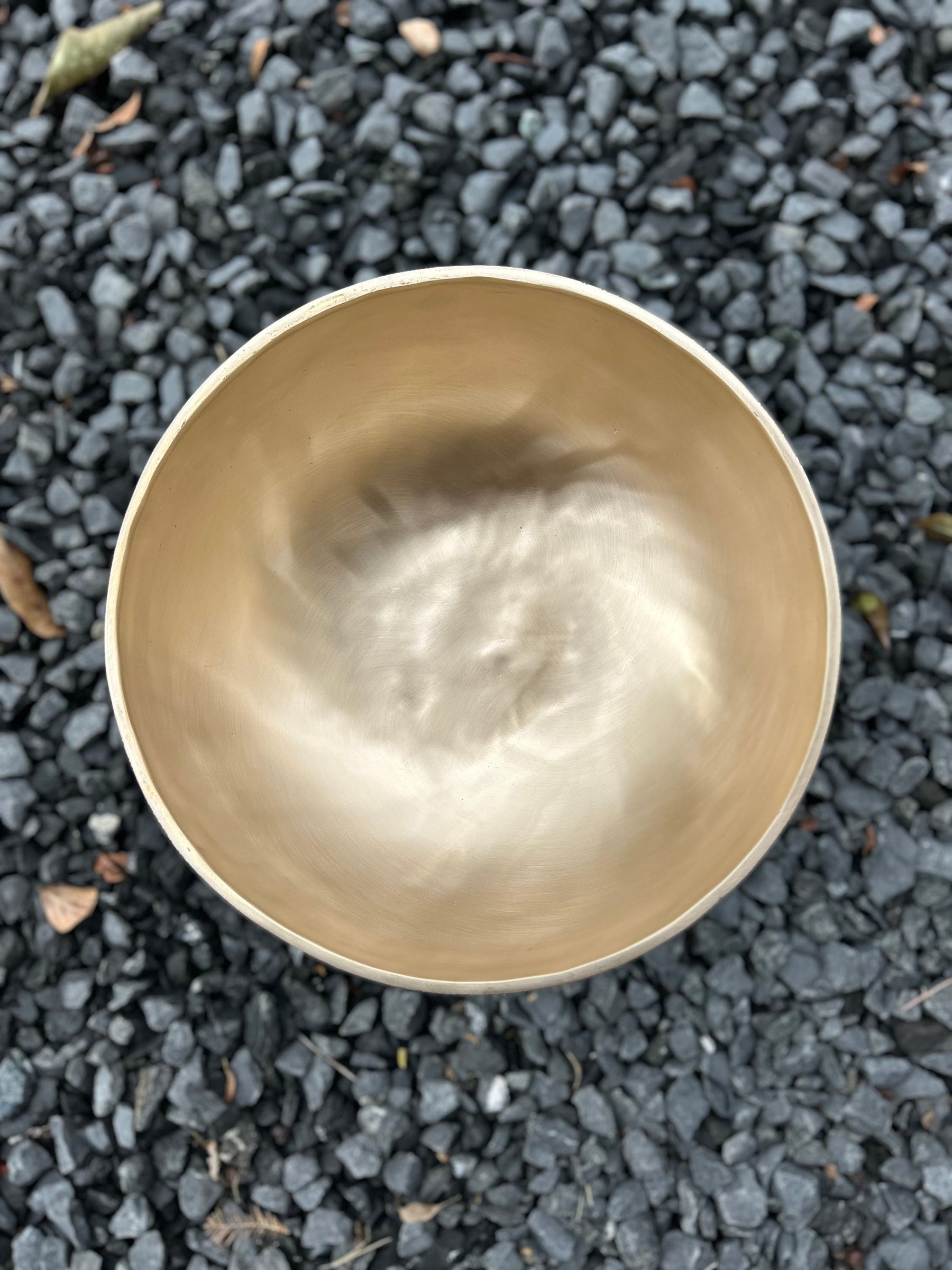 The Golden Leaf Bowl: 10.5 inch | 3rd Octave Subtle Etchings