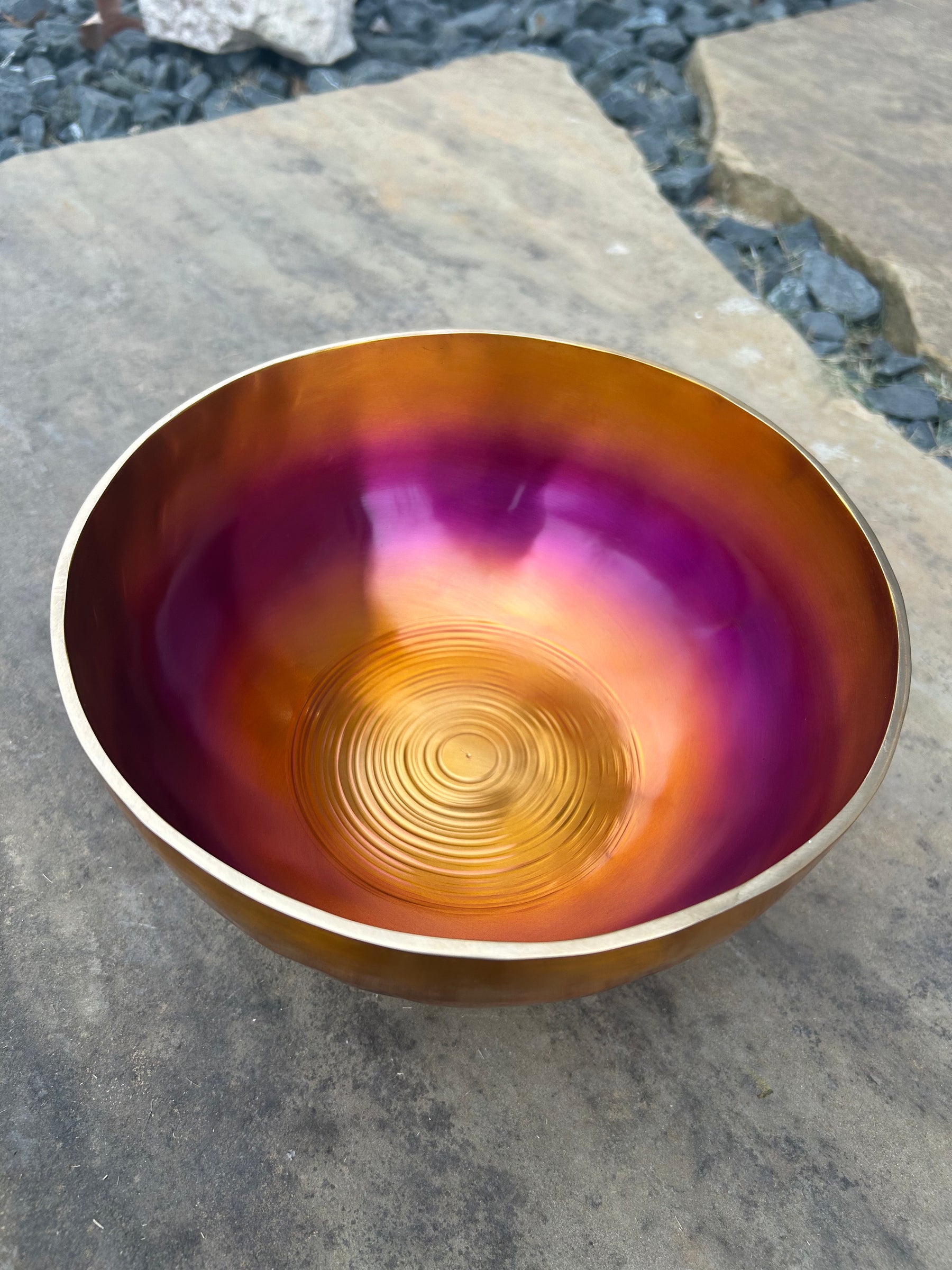 Sunrise Spiral Singing Bowl