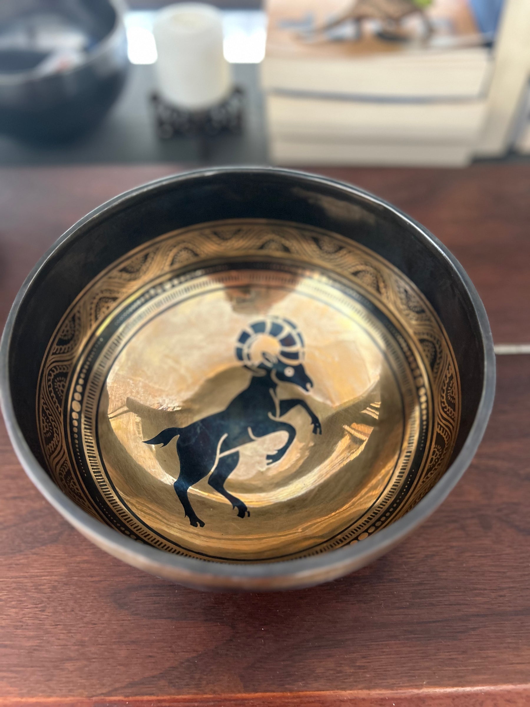 The Aries Singing Bowl: 9 inch Large | Handmade In Nepal