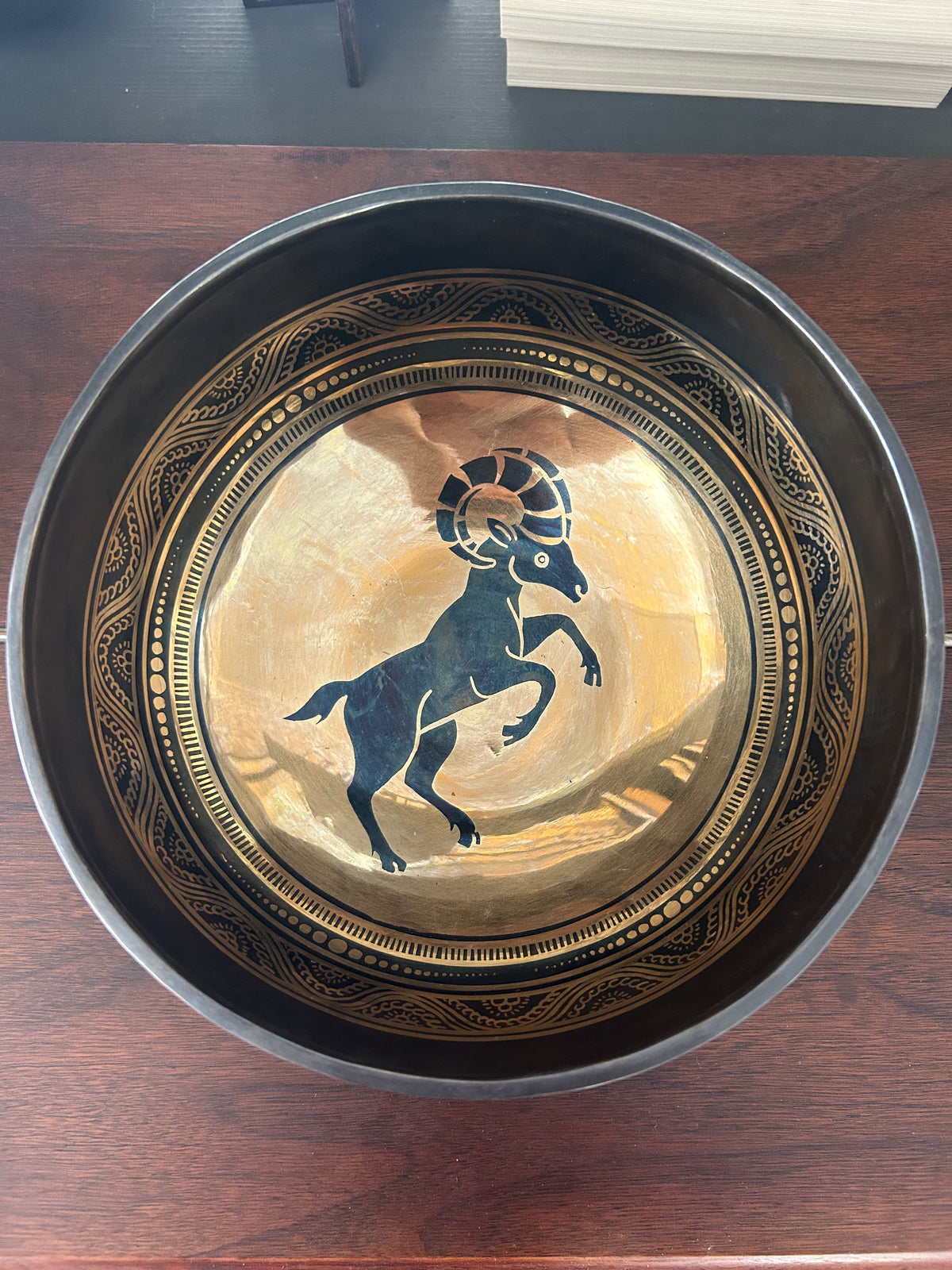 The Aries Singing Bowl: 9 inch Large | Handmade In Nepal