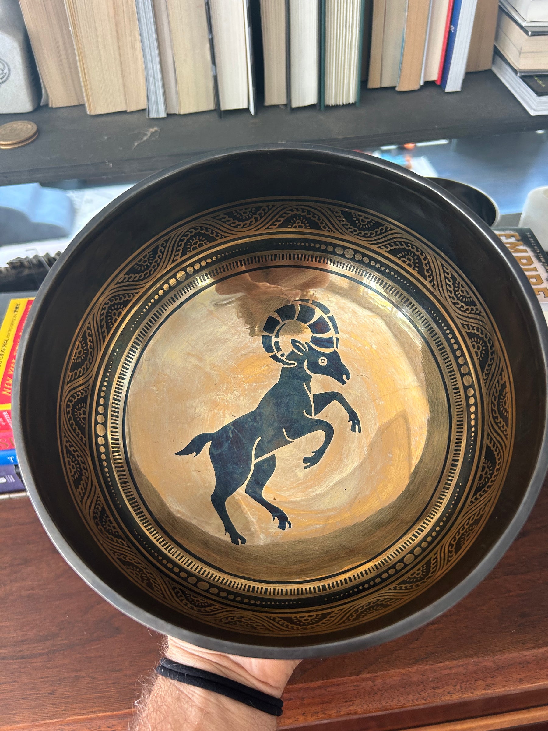 The Aries Singing Bowl: 9 inch Large | Handmade In Nepal
