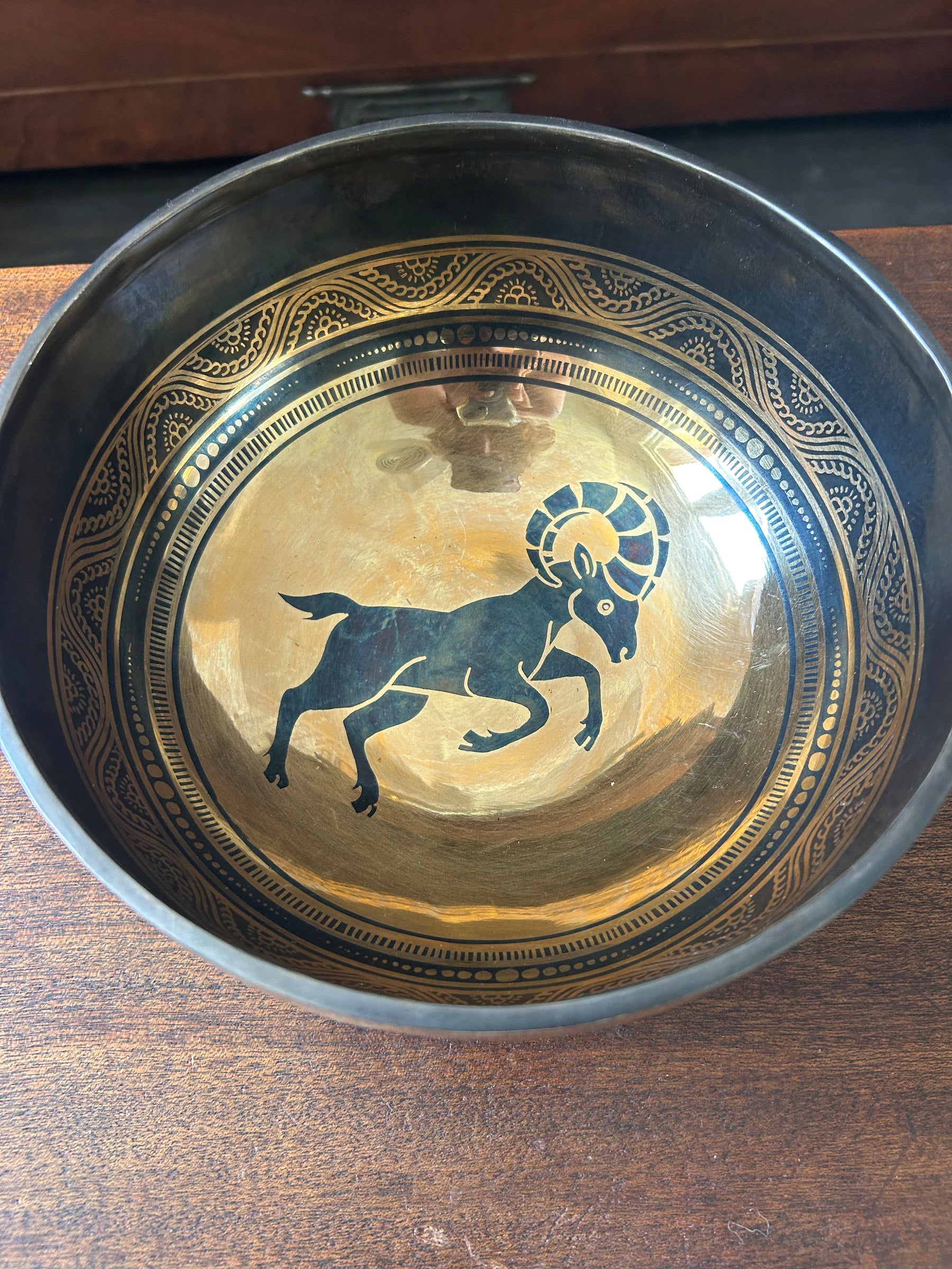 The Aries Singing Bowl: 9 inch Large | Handmade In Nepal