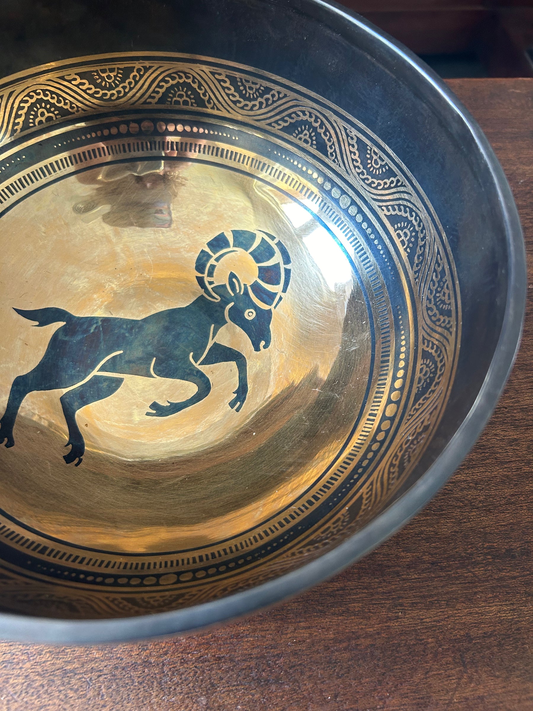 The Aries Singing Bowl: 9 inch Large | Handmade In Nepal