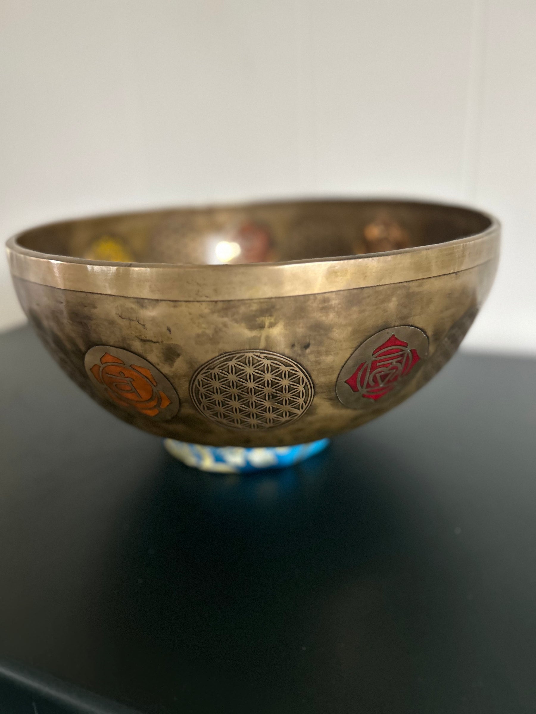 Presale - Gem Of The Garden Bowl: 13 inch | Extra Large Bronze Handmade Singing Bowl