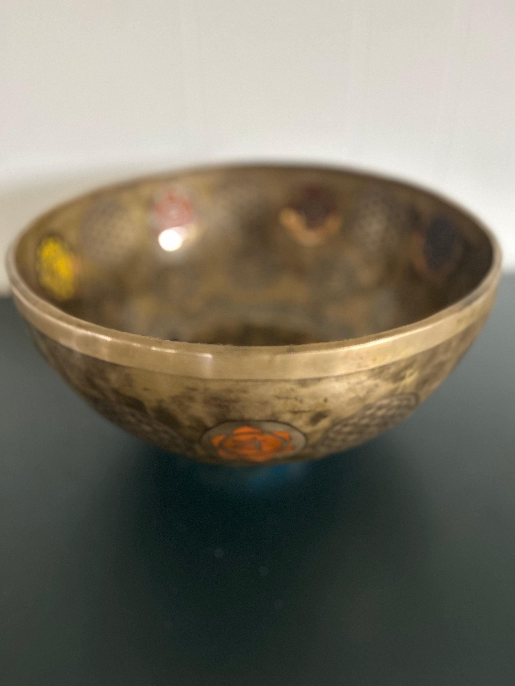 Presale - Gem Of The Garden Bowl: 13 inch | Extra Large Bronze Handmade Singing Bowl