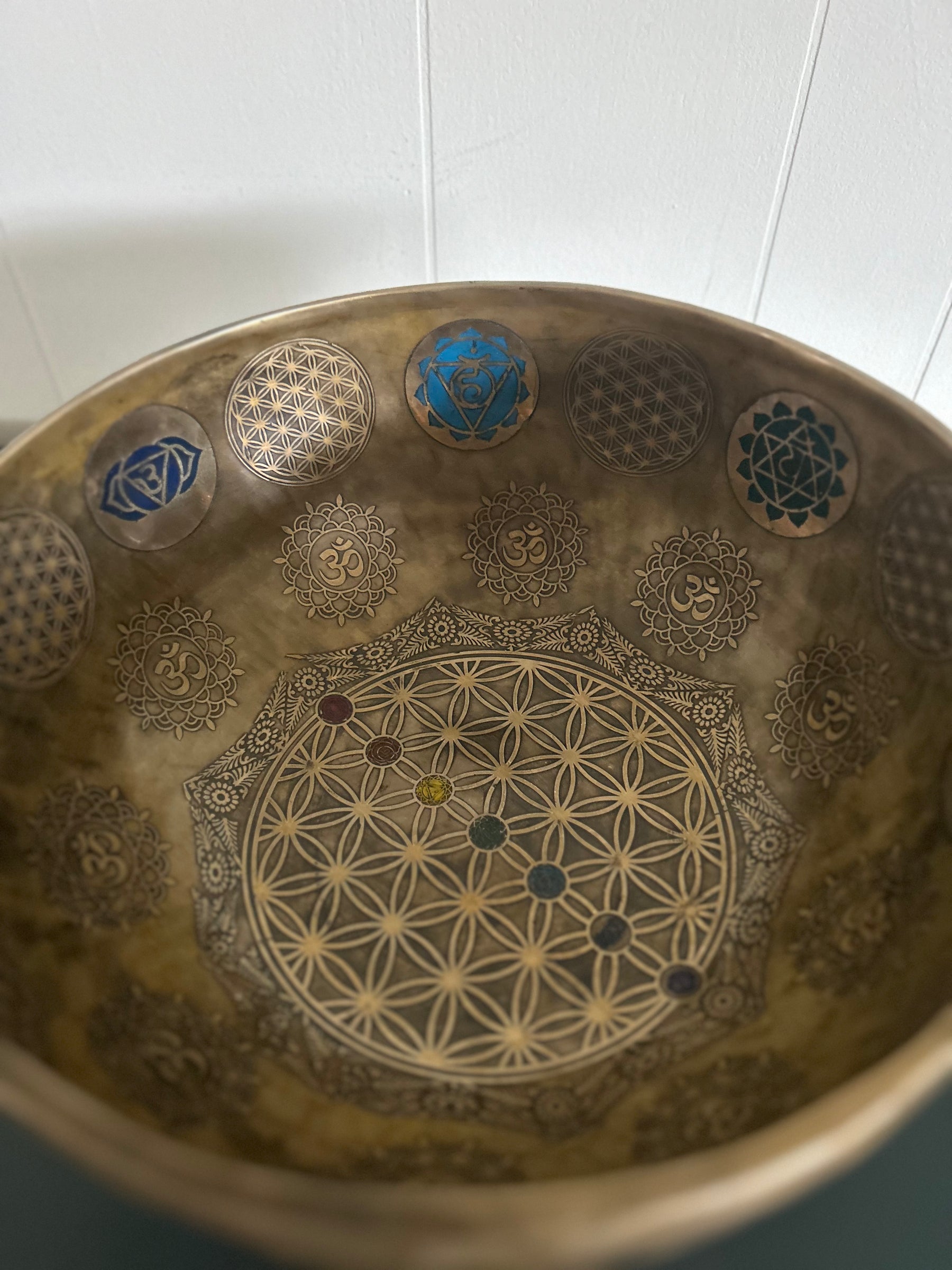 Presale - Gem Of The Garden Bowl: 13 inch | Extra Large Bronze Handmade Singing Bowl