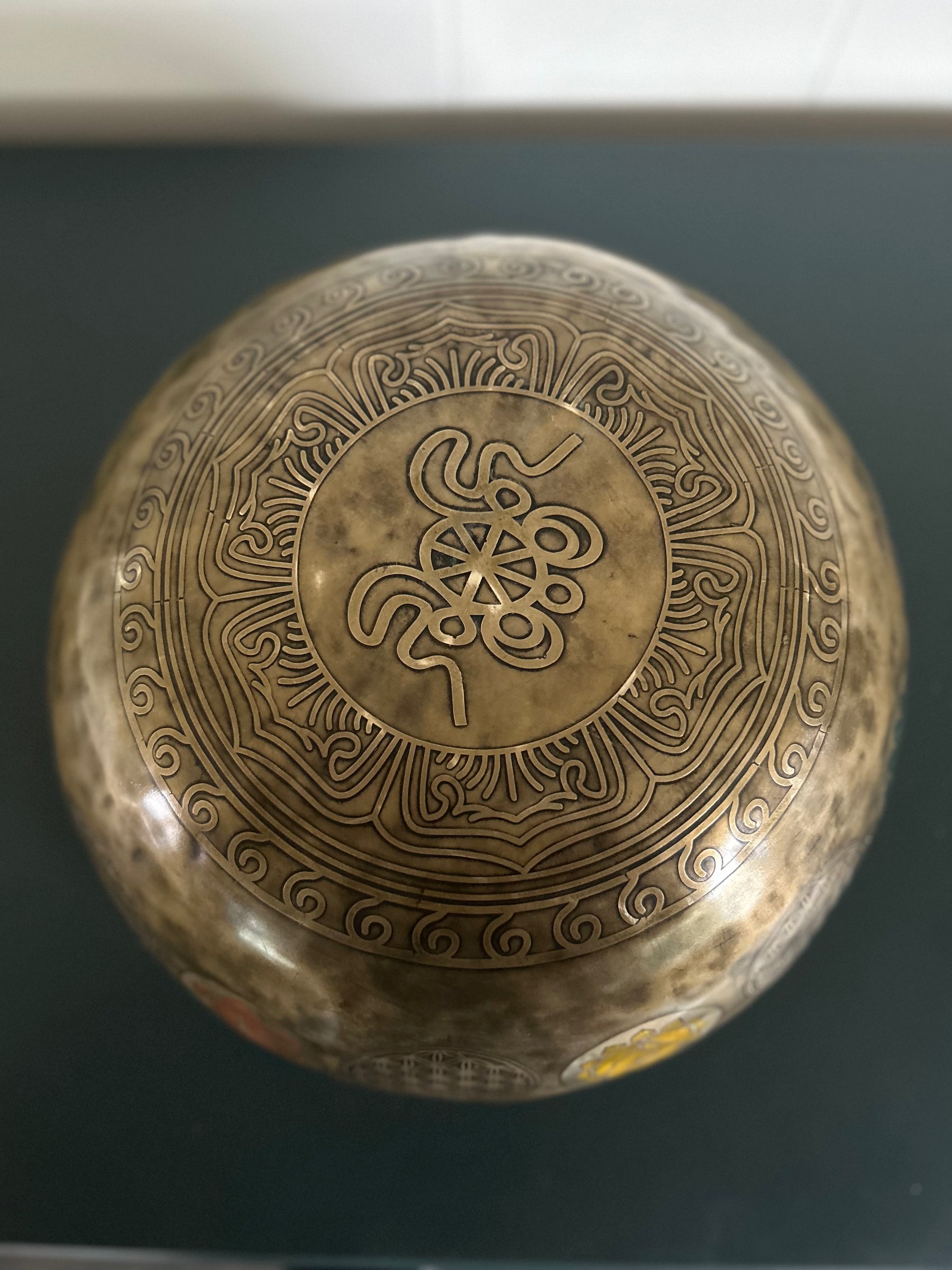 Presale - Gem Of The Garden Bowl: 13 inch | Extra Large Bronze Handmade Singing Bowl