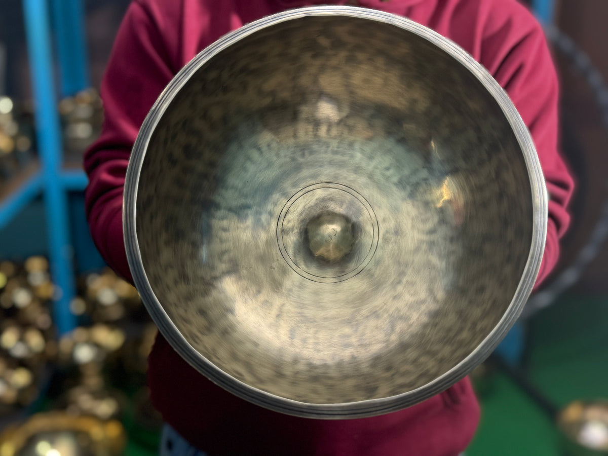 11 Inch Extra Thick Rim Handmade Lingam Bowl I Limited Edition Bowl