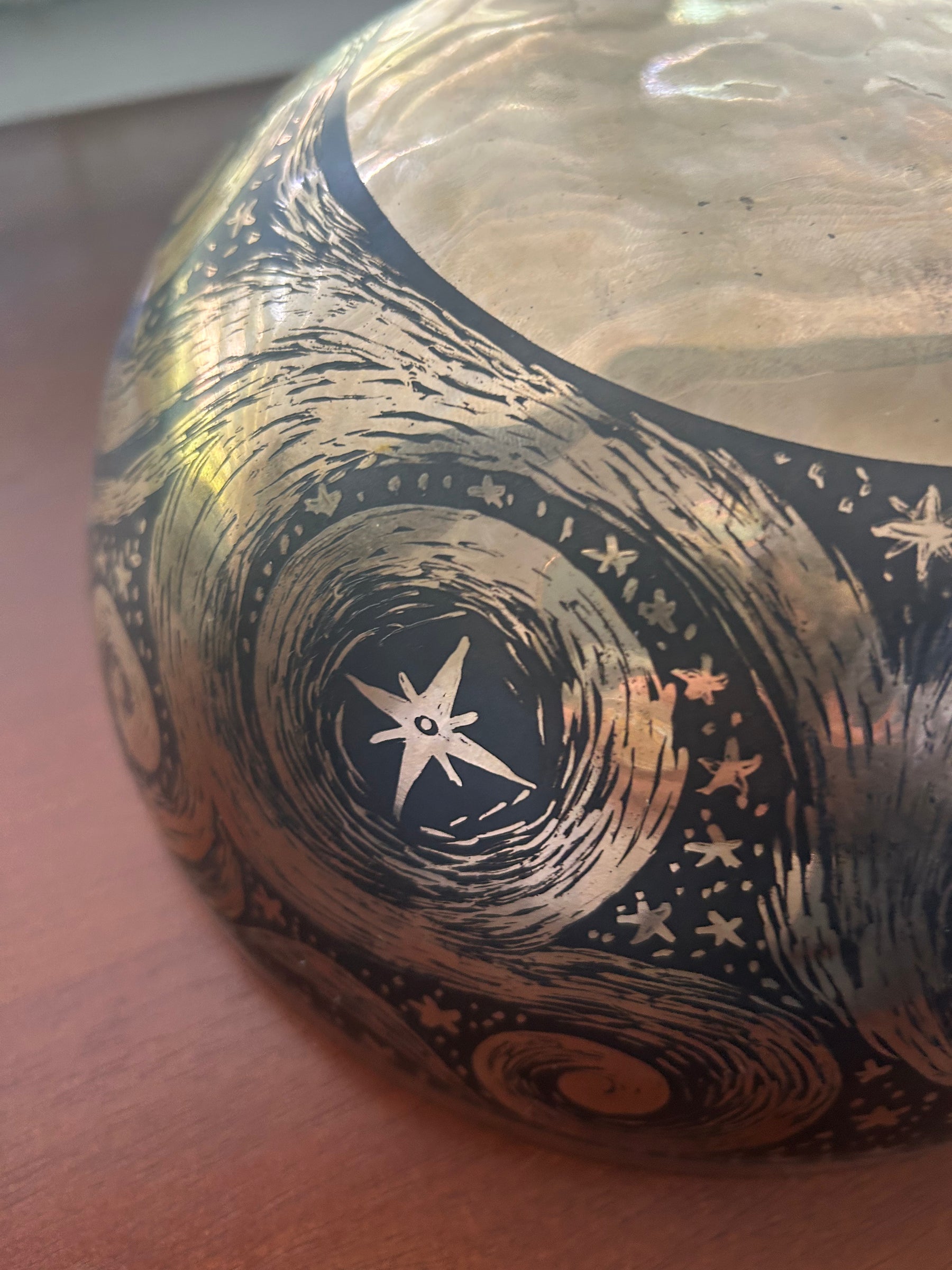 The Stillpoint Singing Bowl: 9 Inch Bell Bronze Singing Bowl