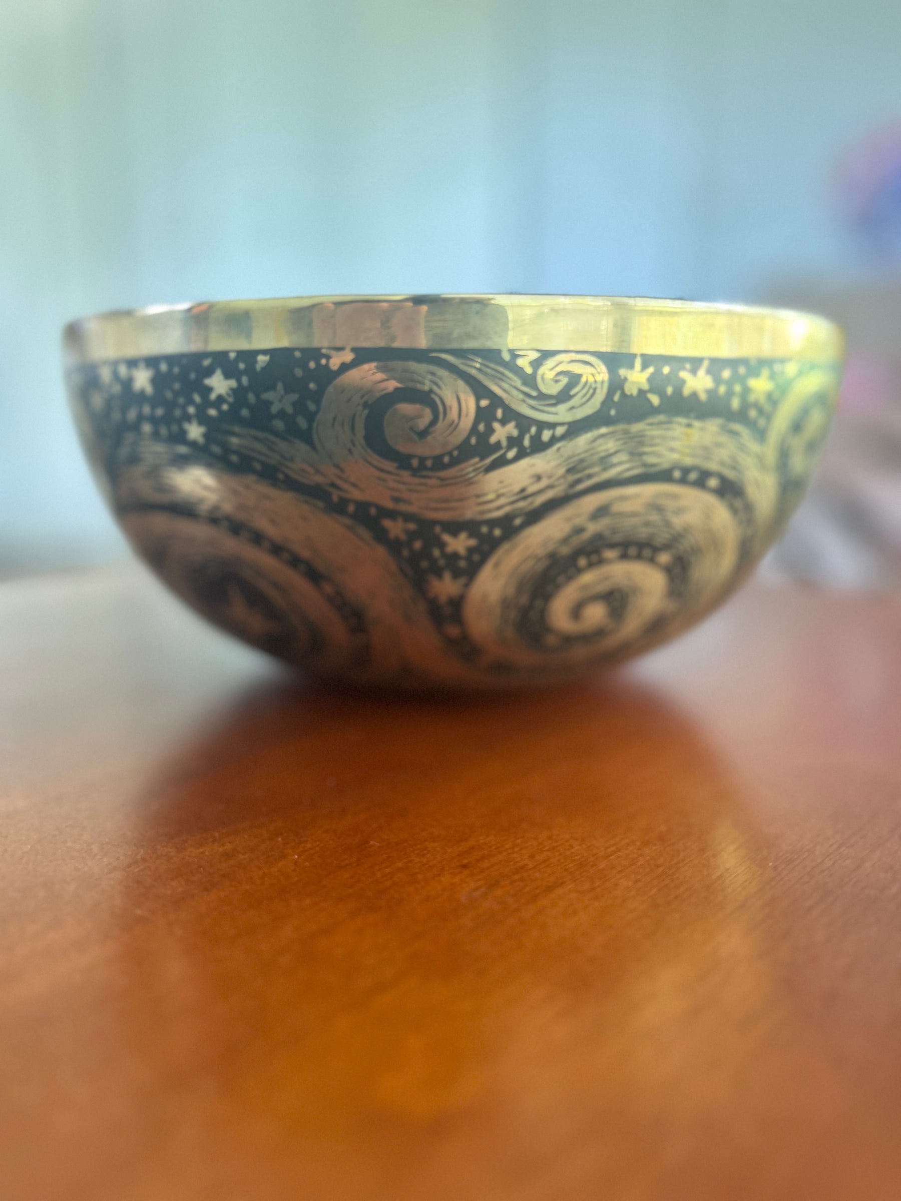 The Stillpoint Singing Bowl: 9 Inch Bell Bronze Singing Bowl