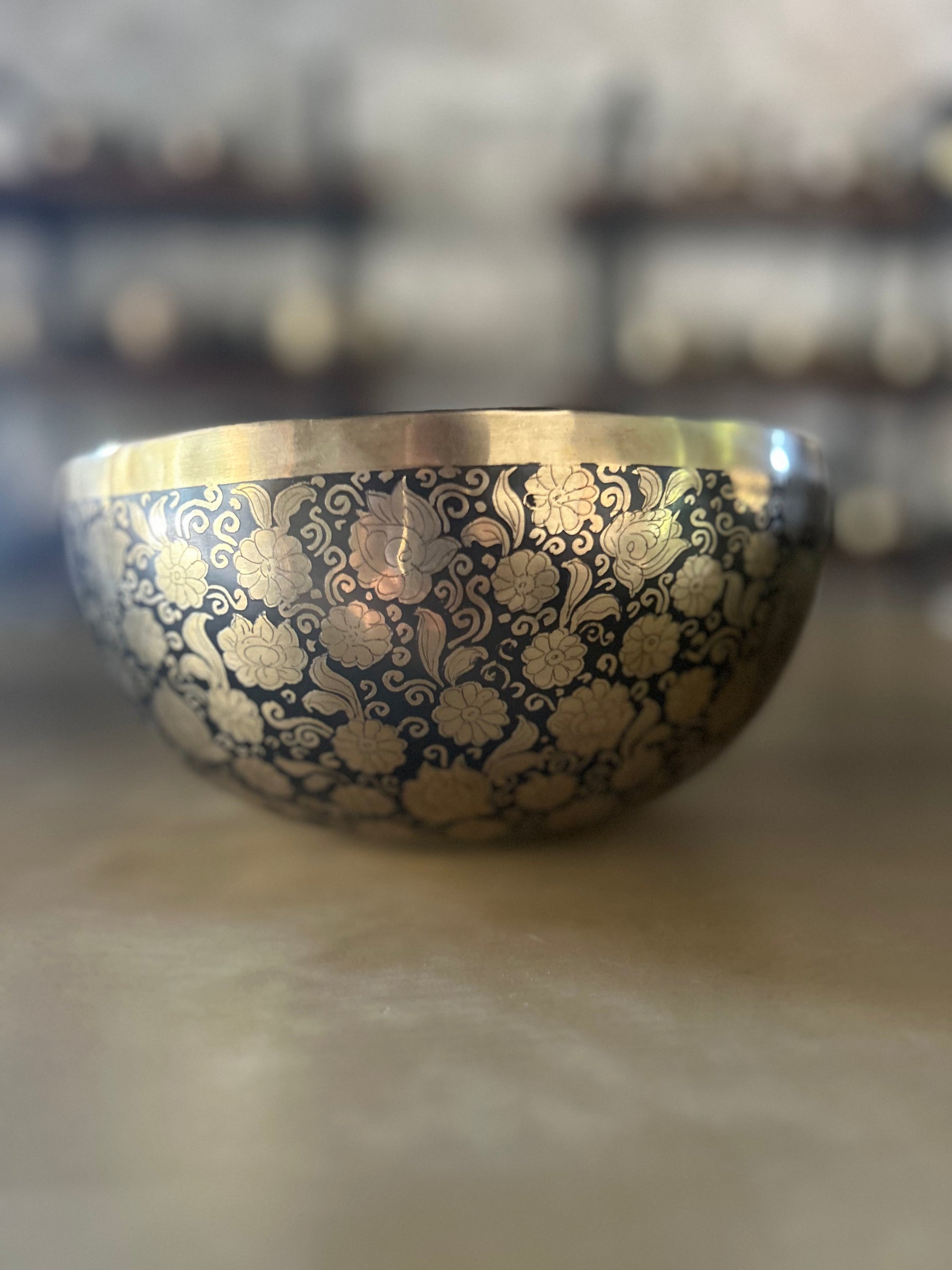 The Flower Bowl: 8.5 inch | Limited Release Bespoke Singing Bowl