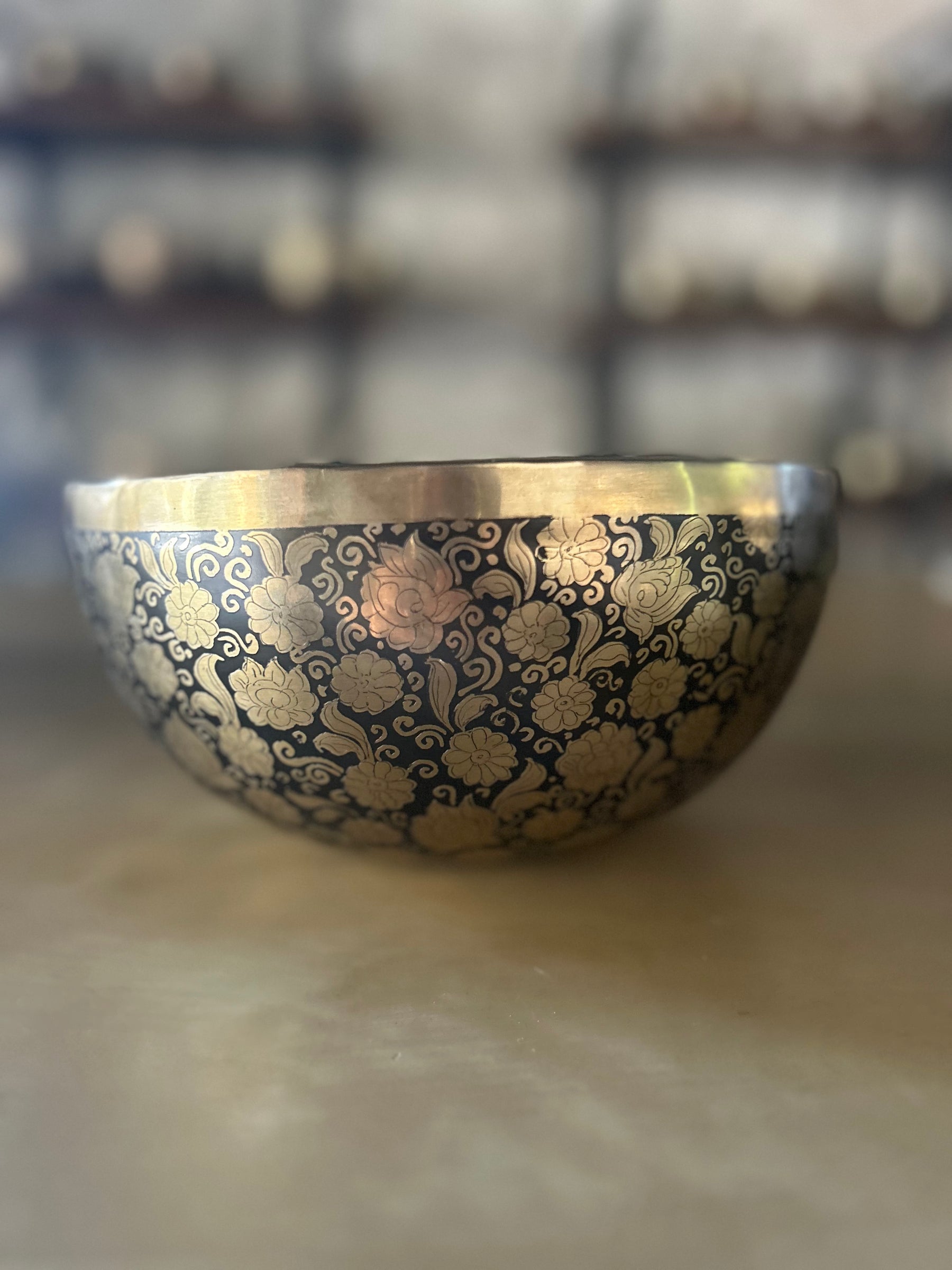 The Flower Bowl: 8.5 inch | Limited Release Bespoke Singing Bowl