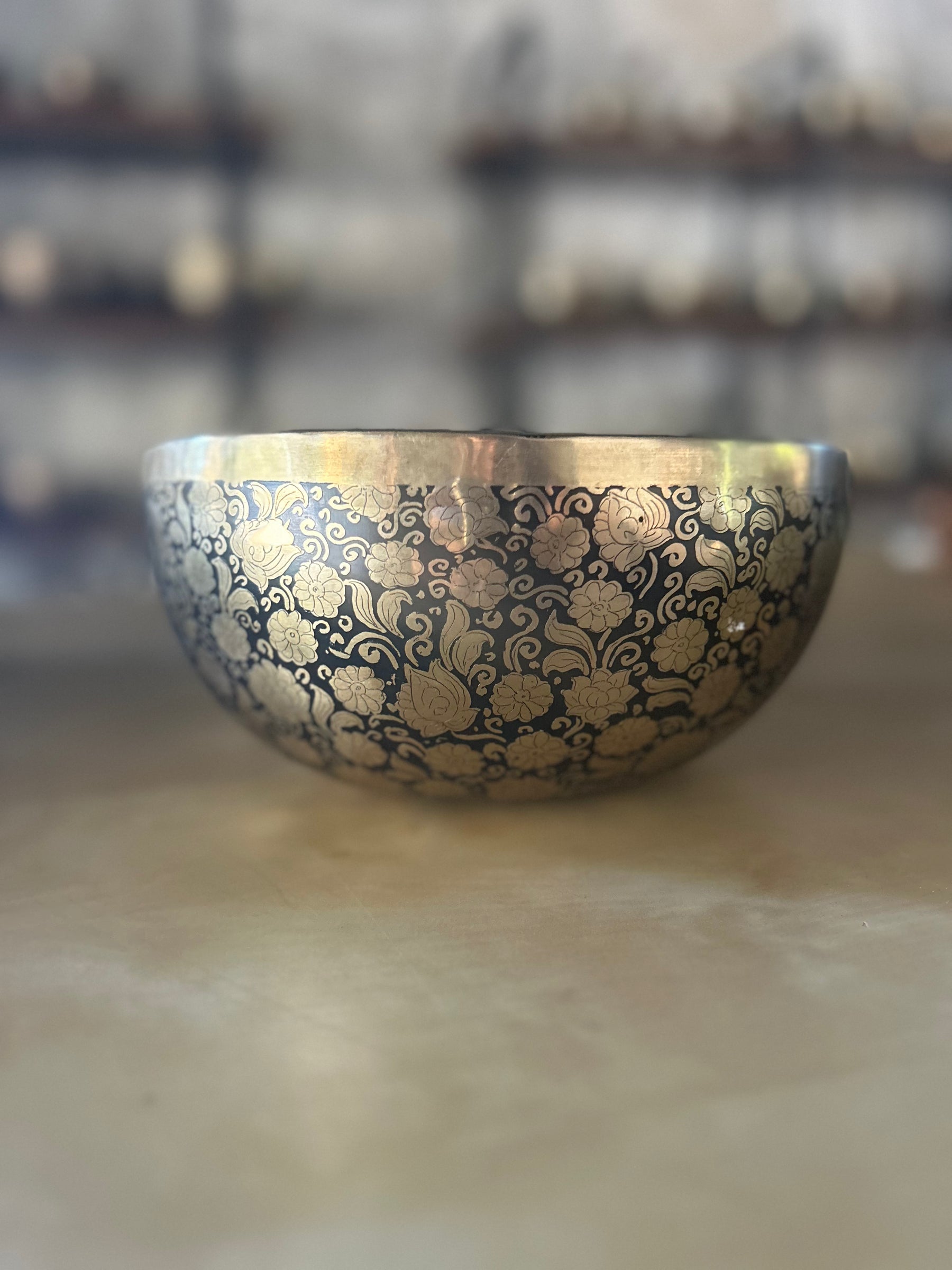The Flower Bowl: 8.5 inch | Limited Release Bespoke Singing Bowl