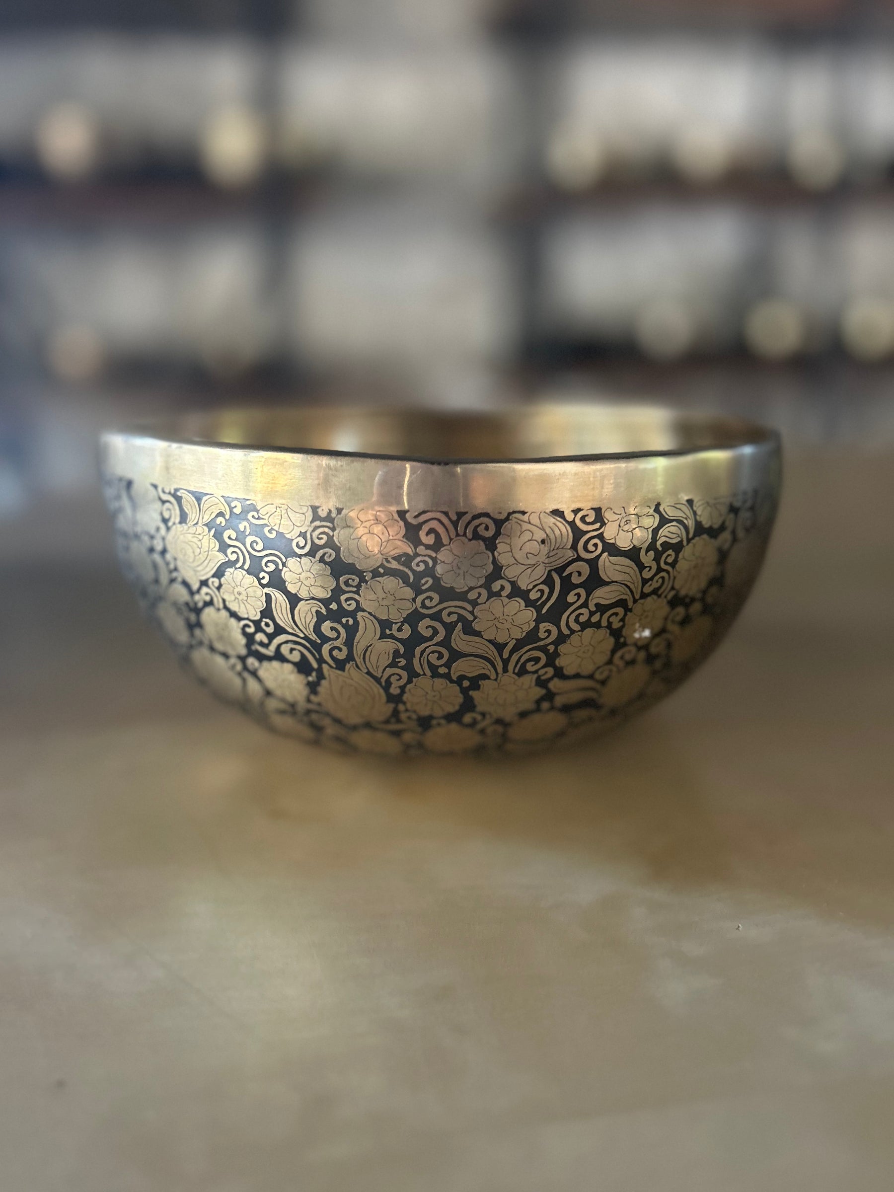 The Flower Bowl: 8.5 inch | Limited Release Bespoke Singing Bowl