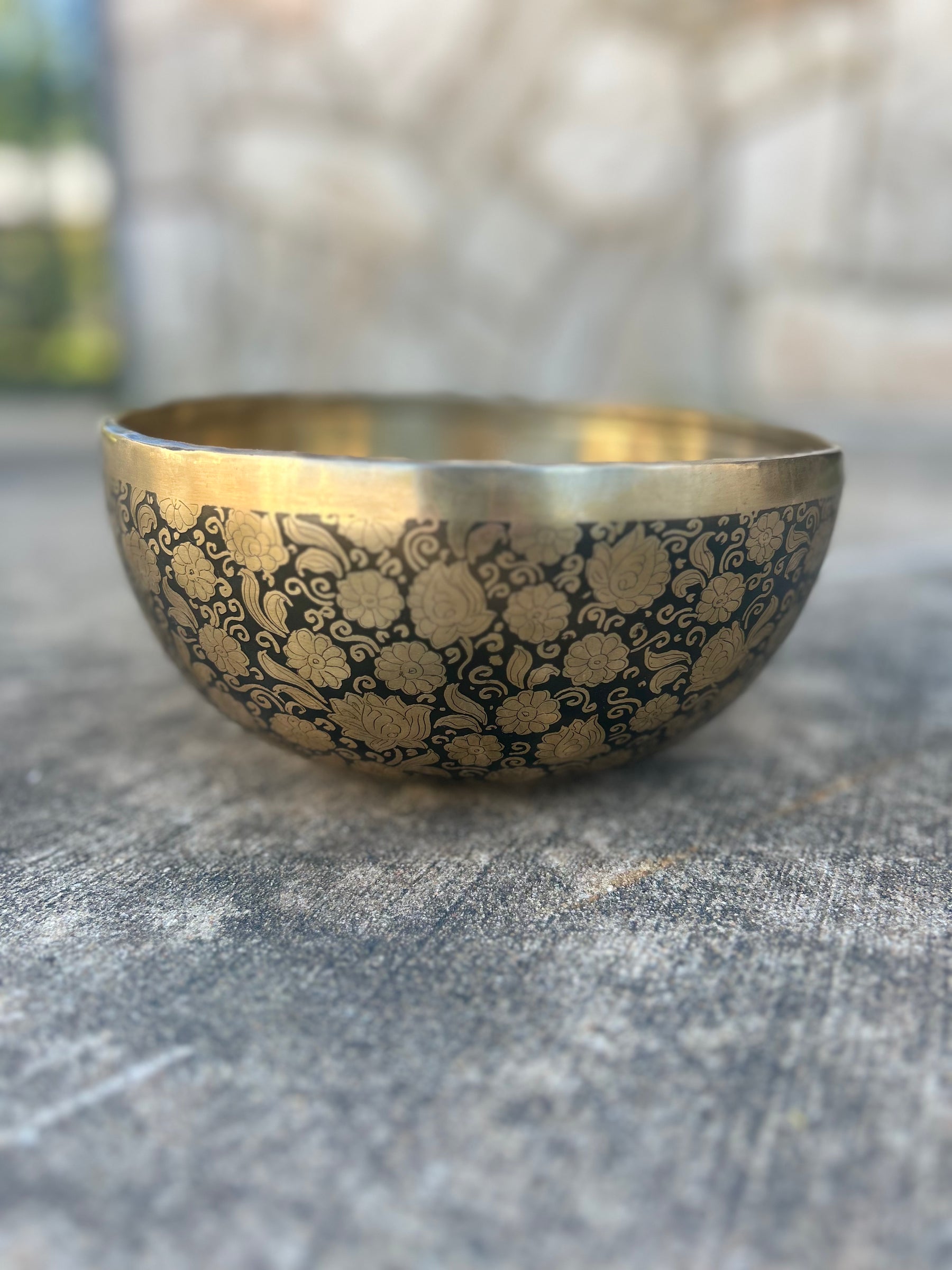 The Flower Bowl: 8.5 inch | Limited Release Bespoke Singing Bowl