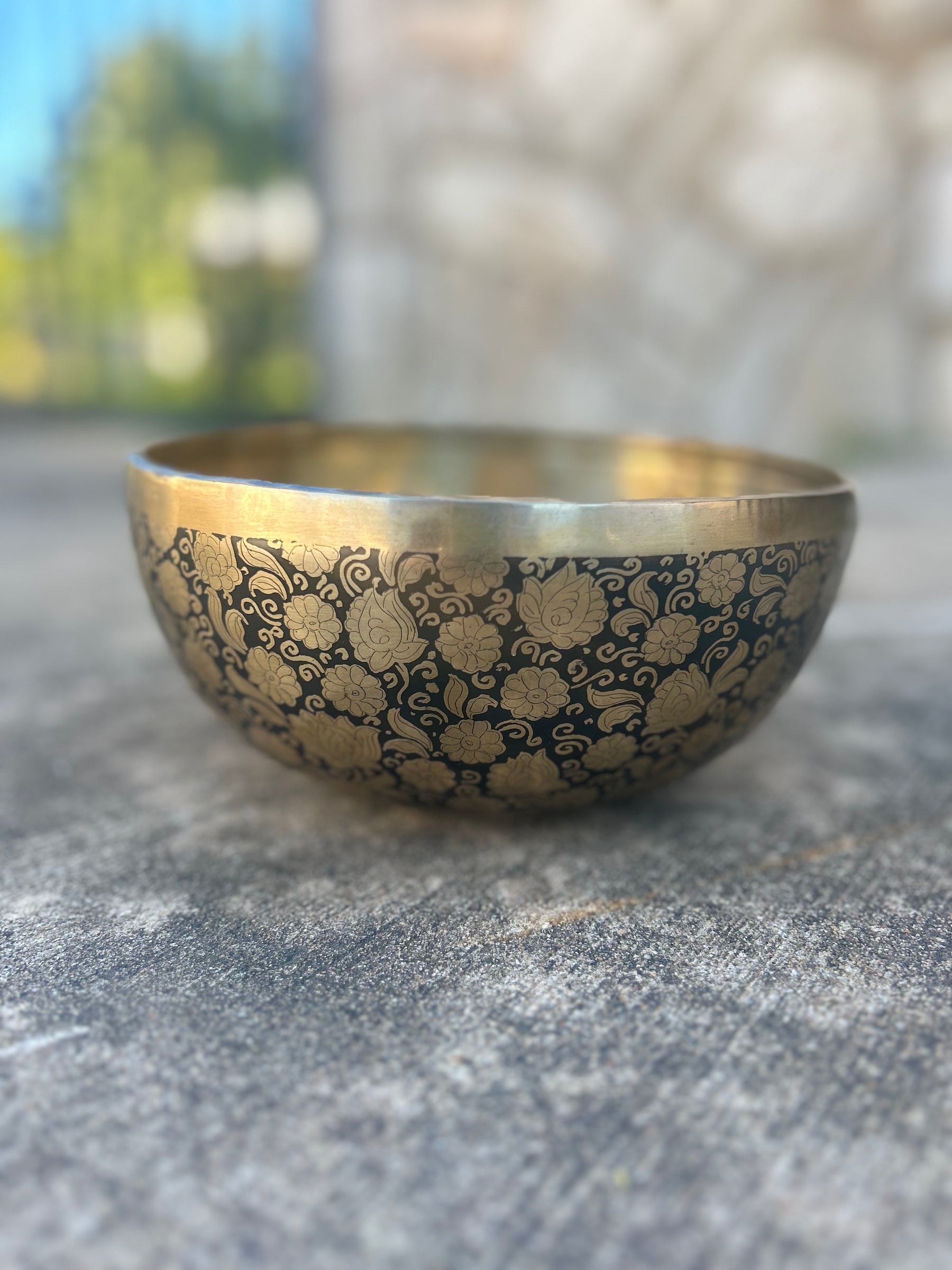 The Flower Bowl: 8.5 inch | Limited Release Bespoke Singing Bowl