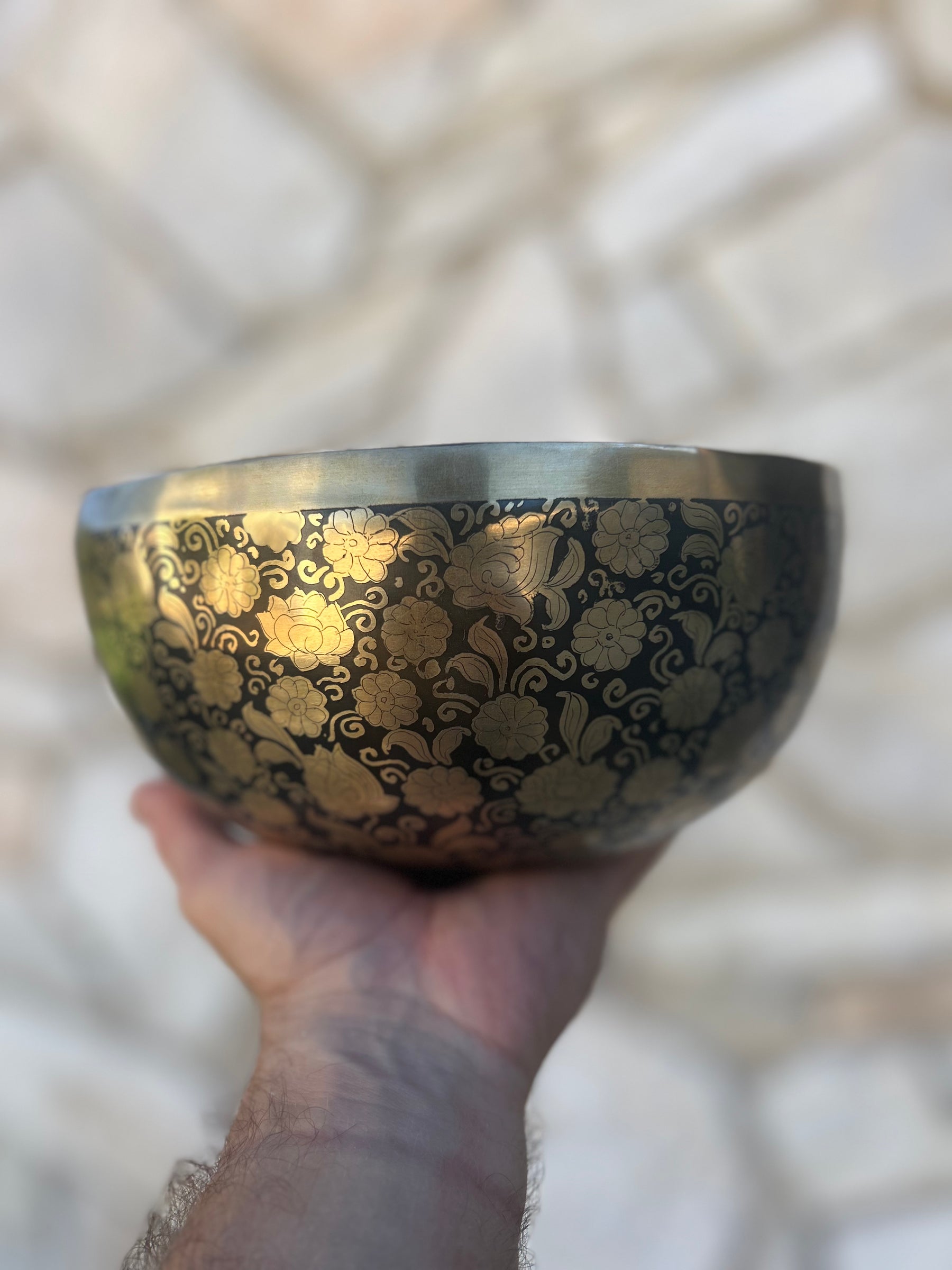 The Flower Bowl: 8.5 inch | Limited Release Bespoke Singing Bowl