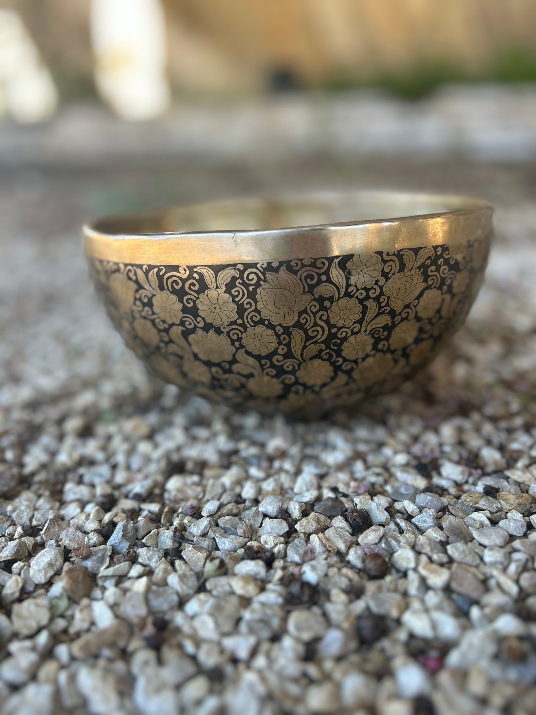 The Flower Bowl: 8.5 inch | Limited Release Bespoke Singing Bowl