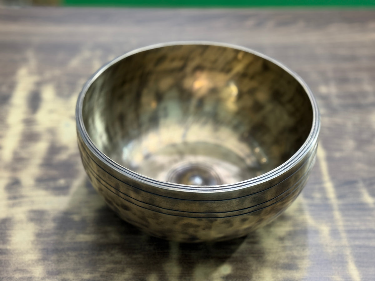 8 Inch Extra Thick Rim Handmade Lingam Bowl I Limited Edition Bowl