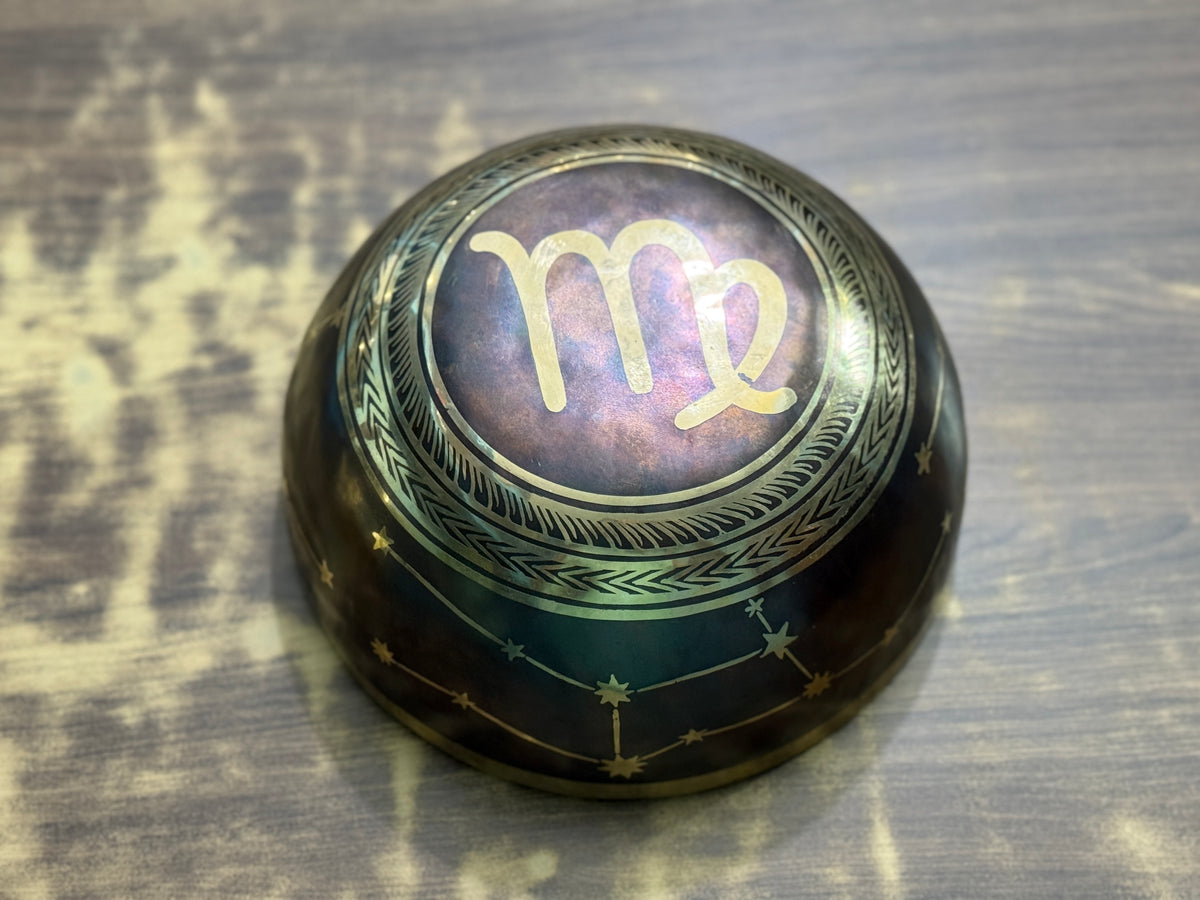 The Virgo Singing Bowl - 9 inch Large | Handmade In Nepal