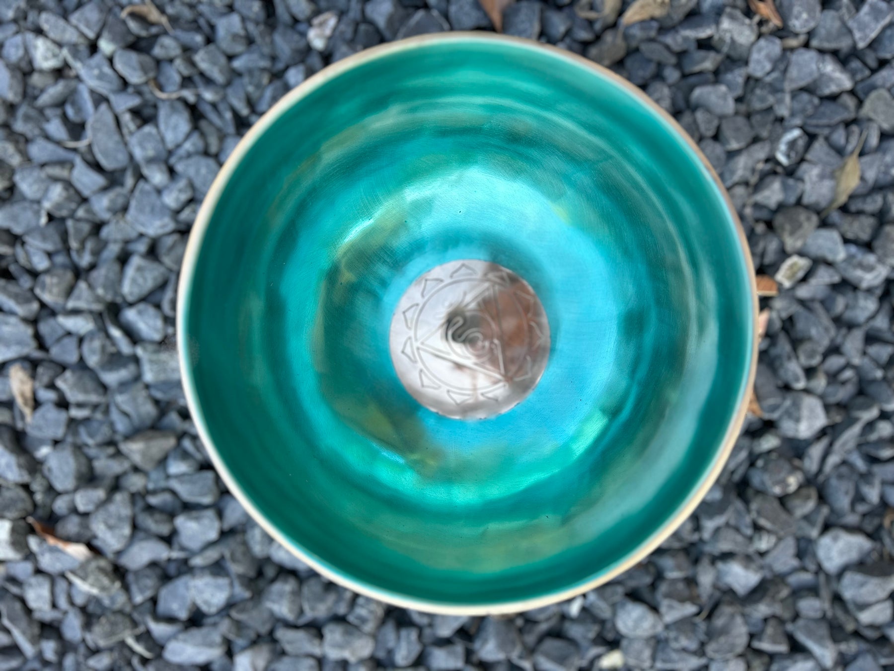 7.5 Inch Limited Edition G-Note Throat Chakra Sonic Sculpture - Series of 5