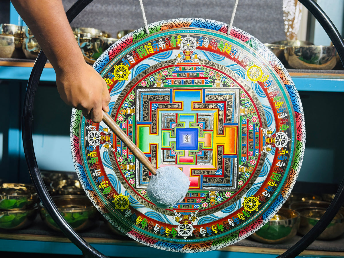 26 Inch Bronze Gong Handmade In Nepal One of One 0038