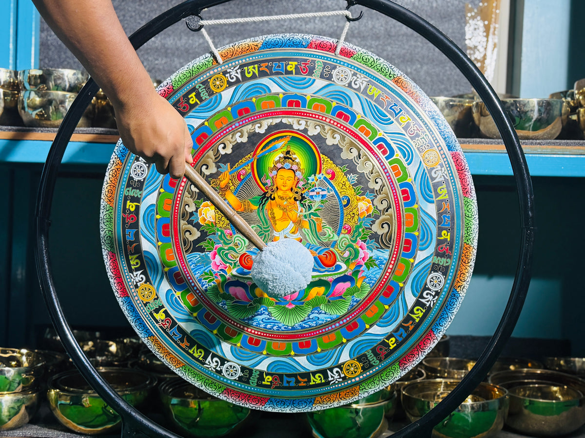 26 Inch Bronze Gong Handmade In Nepal One of One 0041