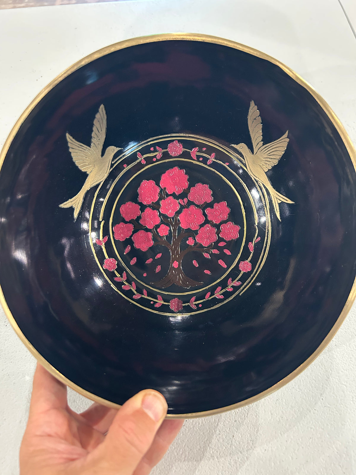 The Bird Blossom Bowl Prototype: 8.5 inch | One Of A Kind