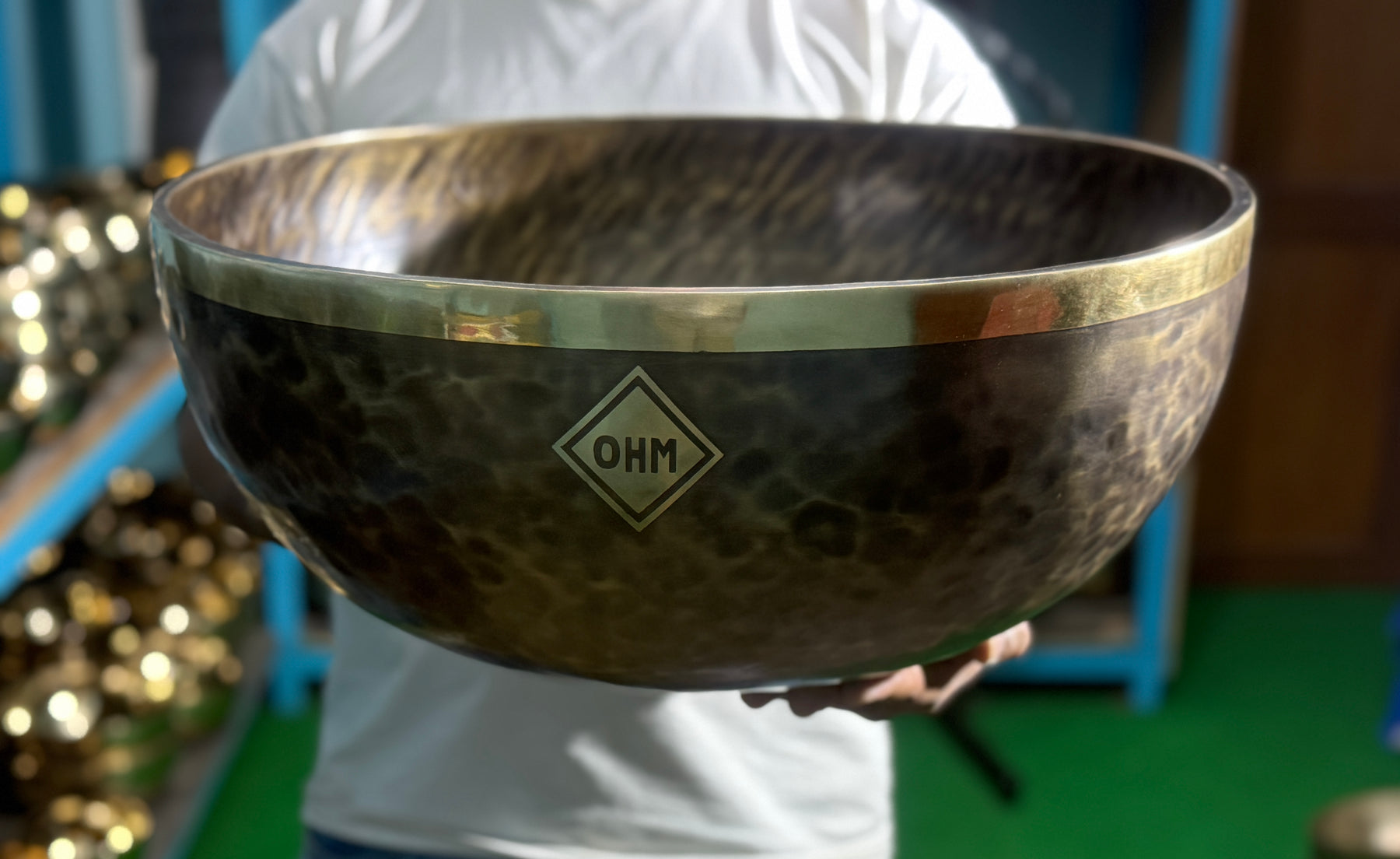 20 Inch Makers Mark Foot Bowl: Stand Inside Your Singing Bowl