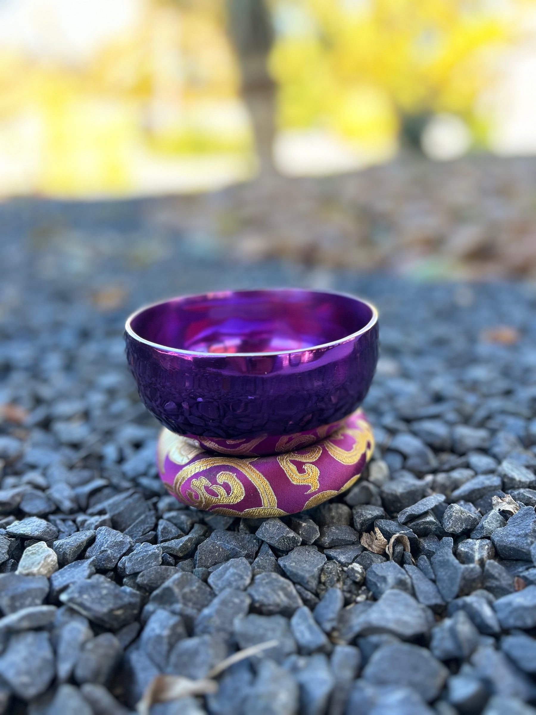 4.65 Inch 4th Octave B-Note Crown Chakra Bowl
