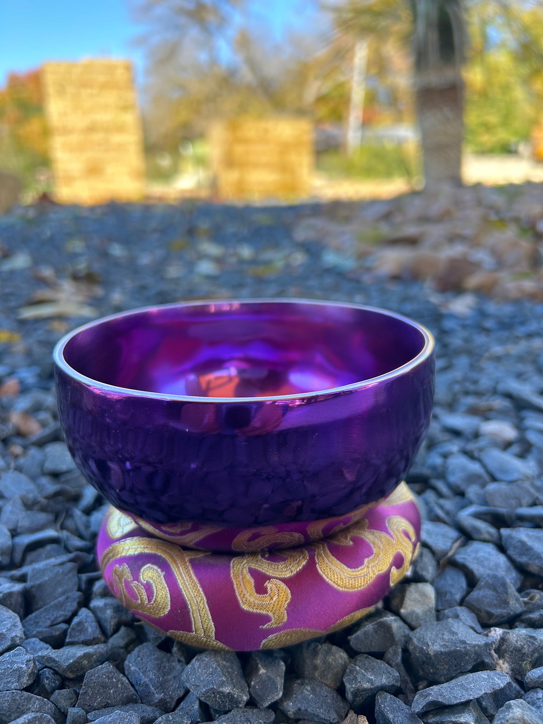 4.65 Inch 4th Octave B-Note Crown Chakra Bowl