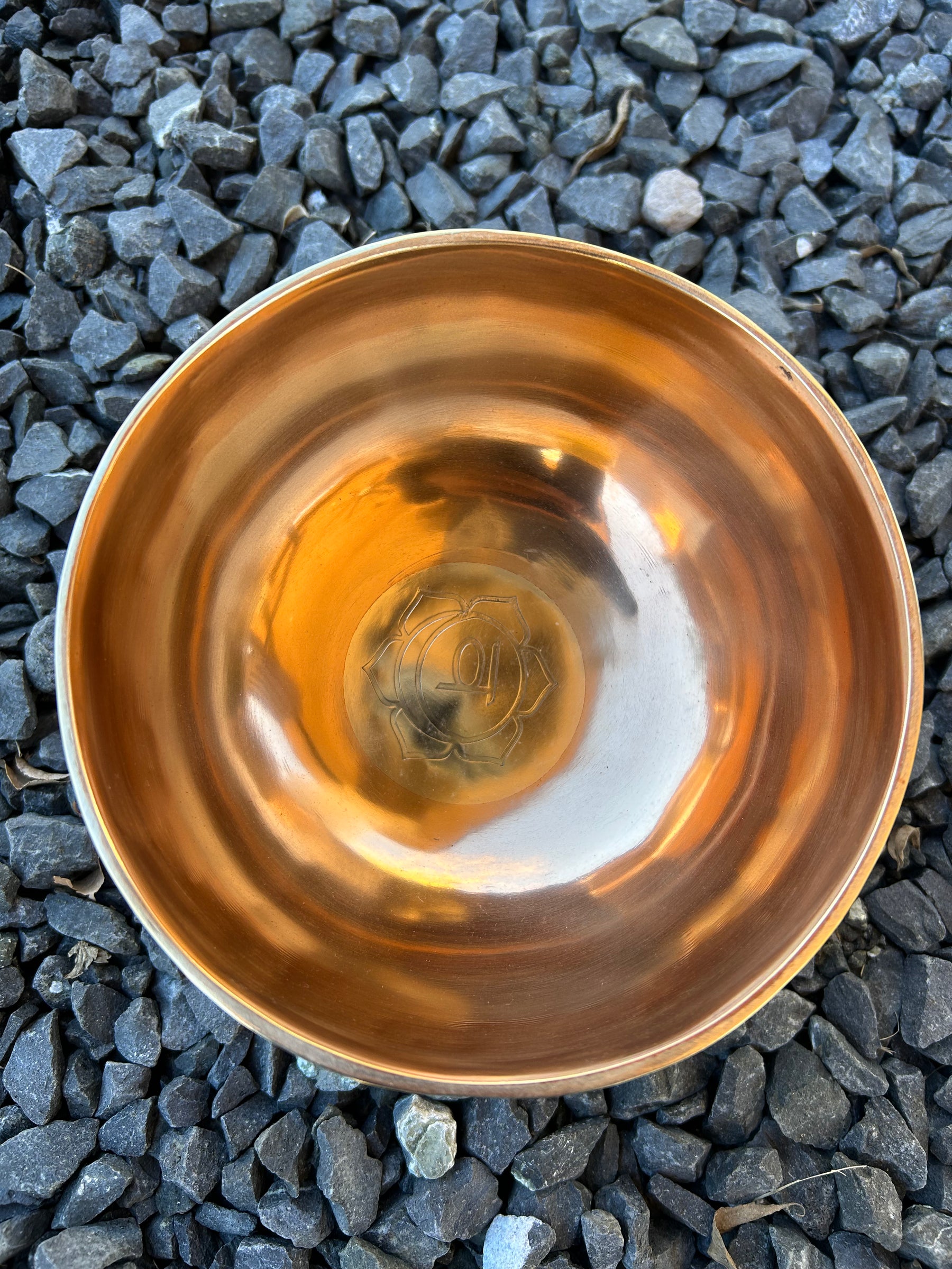 6.25 Inch 4th Octave D-Note Sacral Chakra Bowl