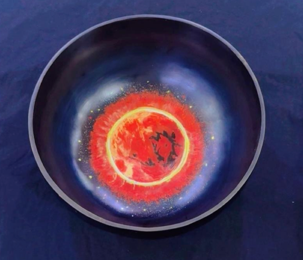 The Blood Moon Eclipse 8 Inch Singing Bowl