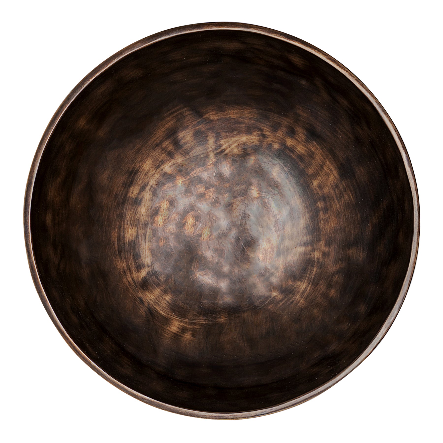 The Earth Bundle: Set Of 2 Resonant Bronze Singing Bowls From Nepal, 9 inch and 6 inch