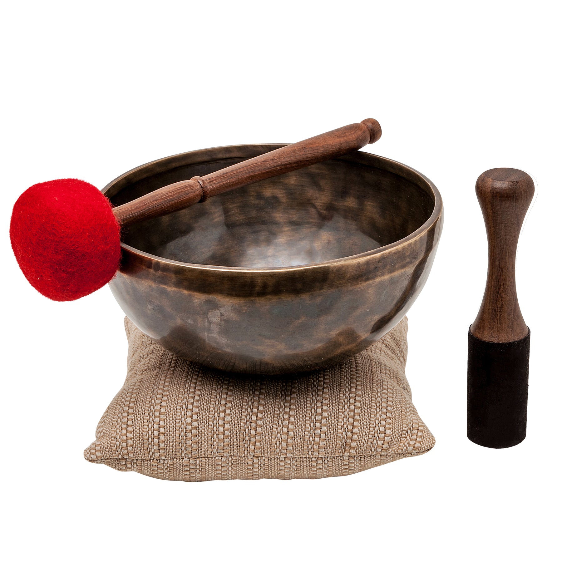 The Galaxy Bundle: Curated Set Of 4 Handmade Singing Bowls From Nepal (14 inch, 12 inch, 9 inch 6 inch)