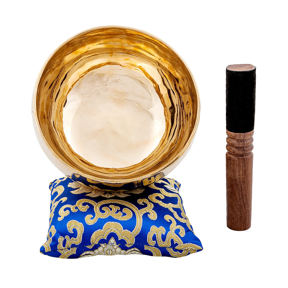 The Sunset Bowl: 6 inch | Polished Bronze Singing Bowl From Nepal