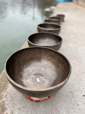 7 Bowl Curated Chakra Set: 7 Handmade Bowls From Nepal, From 5 To 10 Inches, Corresponding To Each Chakra