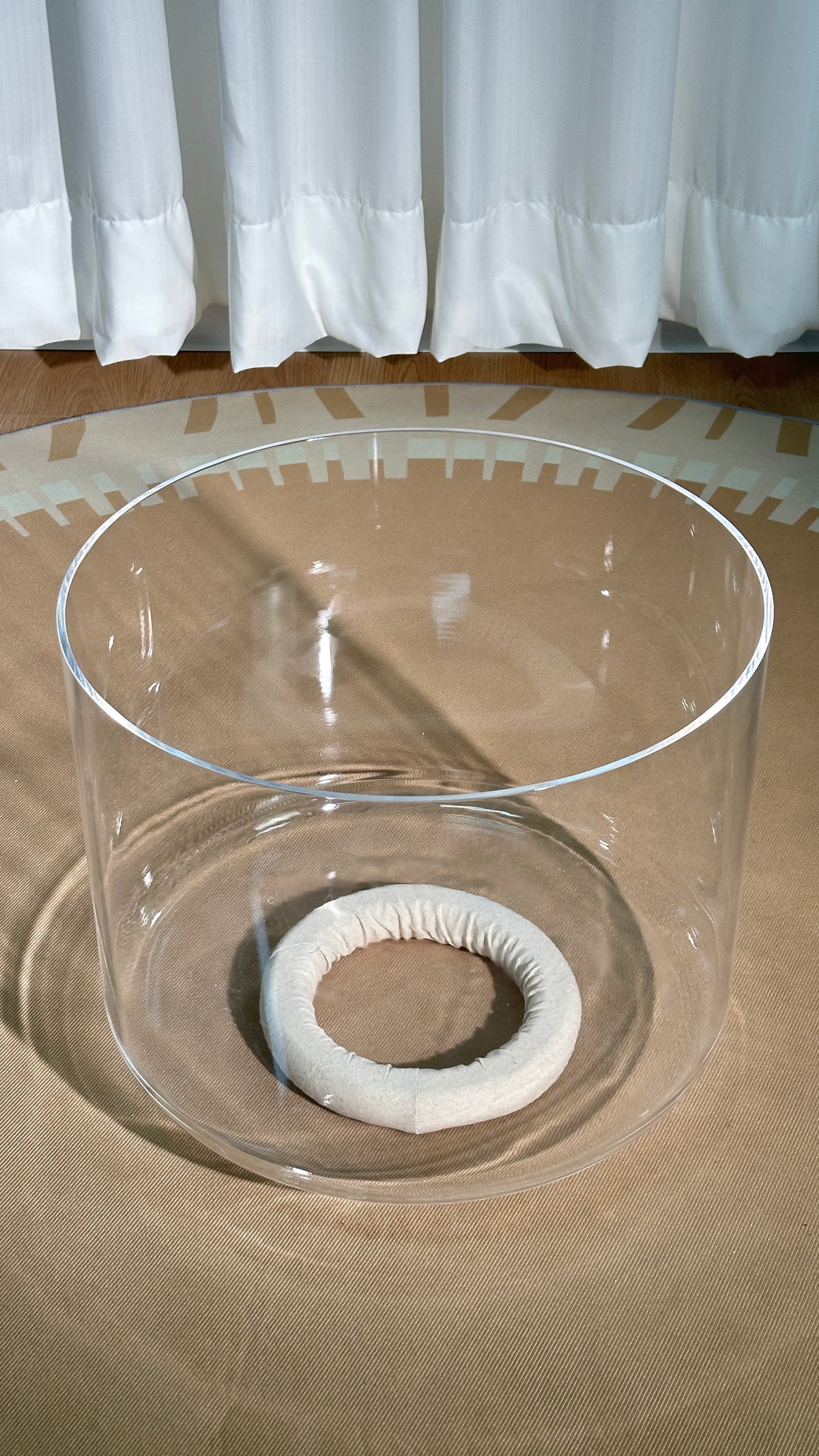 Titan 18 Inch Unground Crystal Bowl #13: G Second Octave 432 (+35 cents)