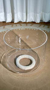 Titan 18 Inch Unground Crystal Bowl #13: G Second Octave 432 (+35 cents)