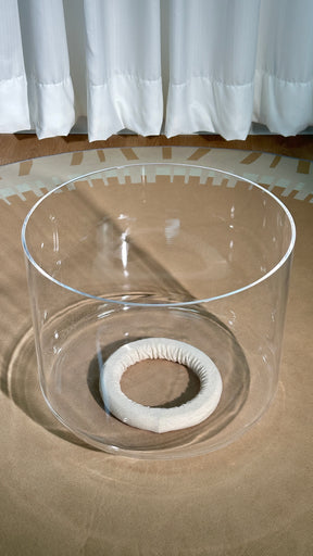Titan 18 Inch Unground Crystal Bowl #13: G Second Octave 432 (+35 cents)