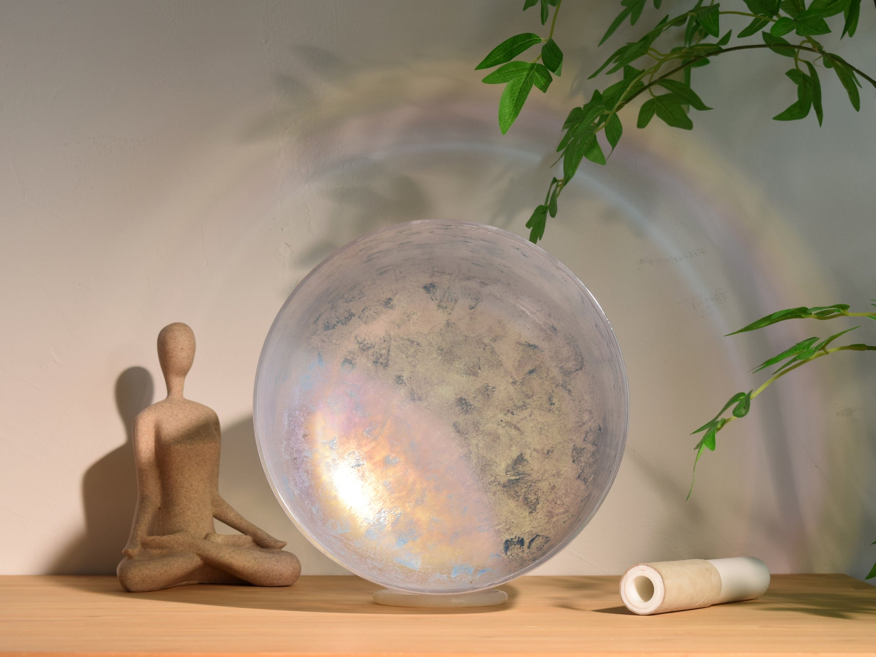 Titan 10 Inch Unground Crystal Bowl #17: A Third Octave 432 (+17 cents)