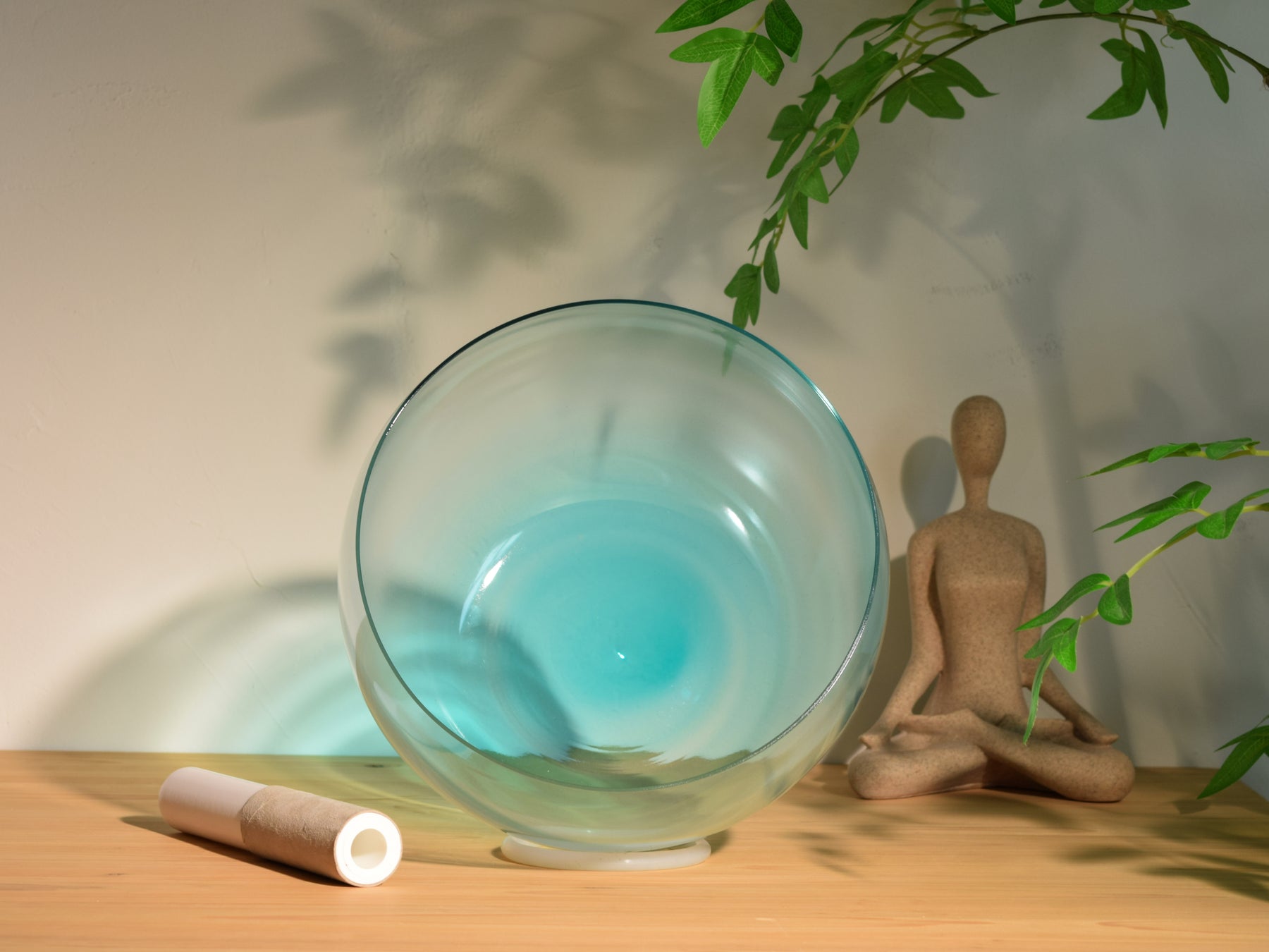 Titan 10 Inch Unground Crystal Bowl #18: C# Third Octave 432