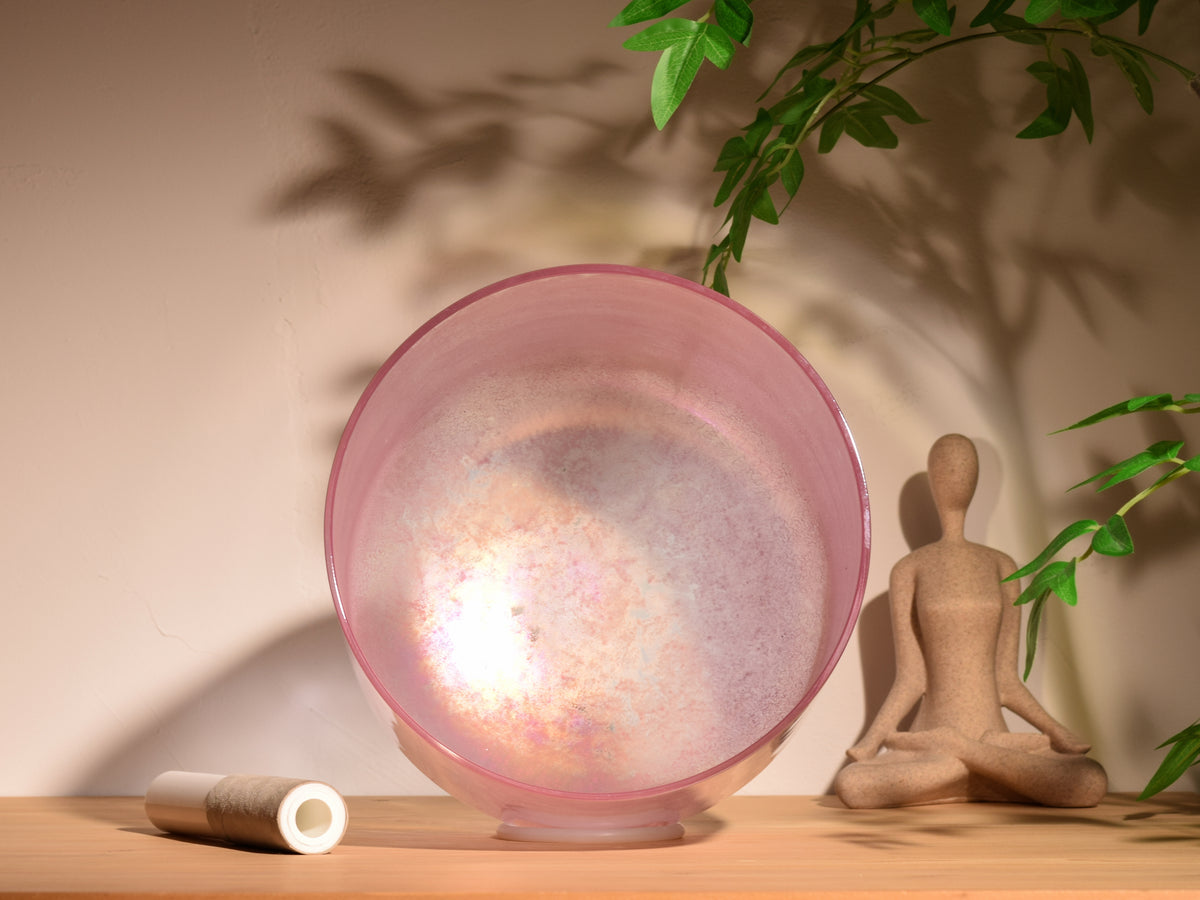 Titan 10 Inch Unground Crystal Bowl #19: B Third Octave 432 (-35 cents)