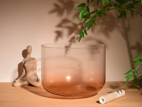Titan 12 Inch Unground Crystal Bowl #20: D# Third Octave 432